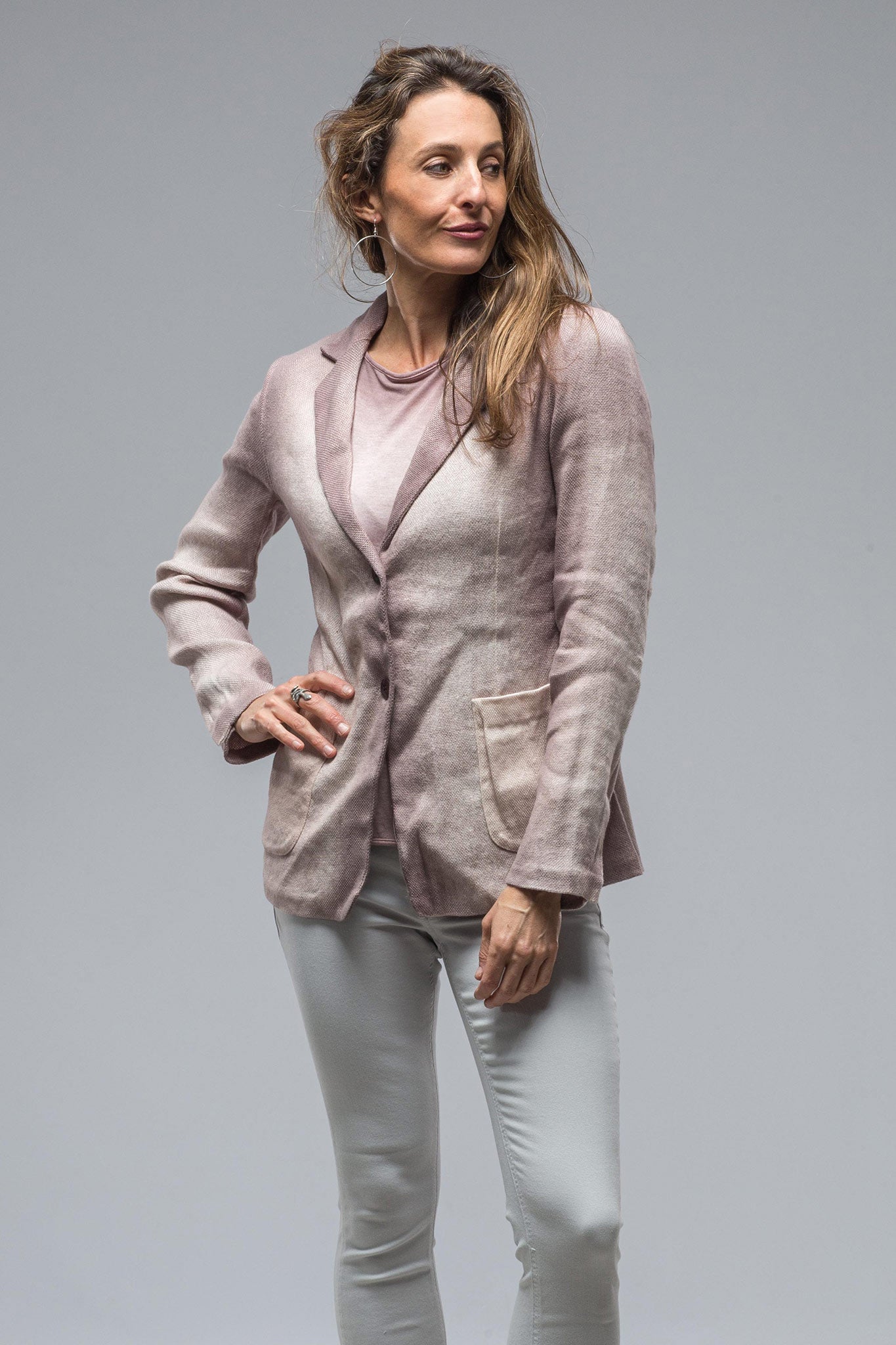 Soren Shaded Jkt In Dusty Rose | Ladies - Tailored - Jackets | Avant Toi