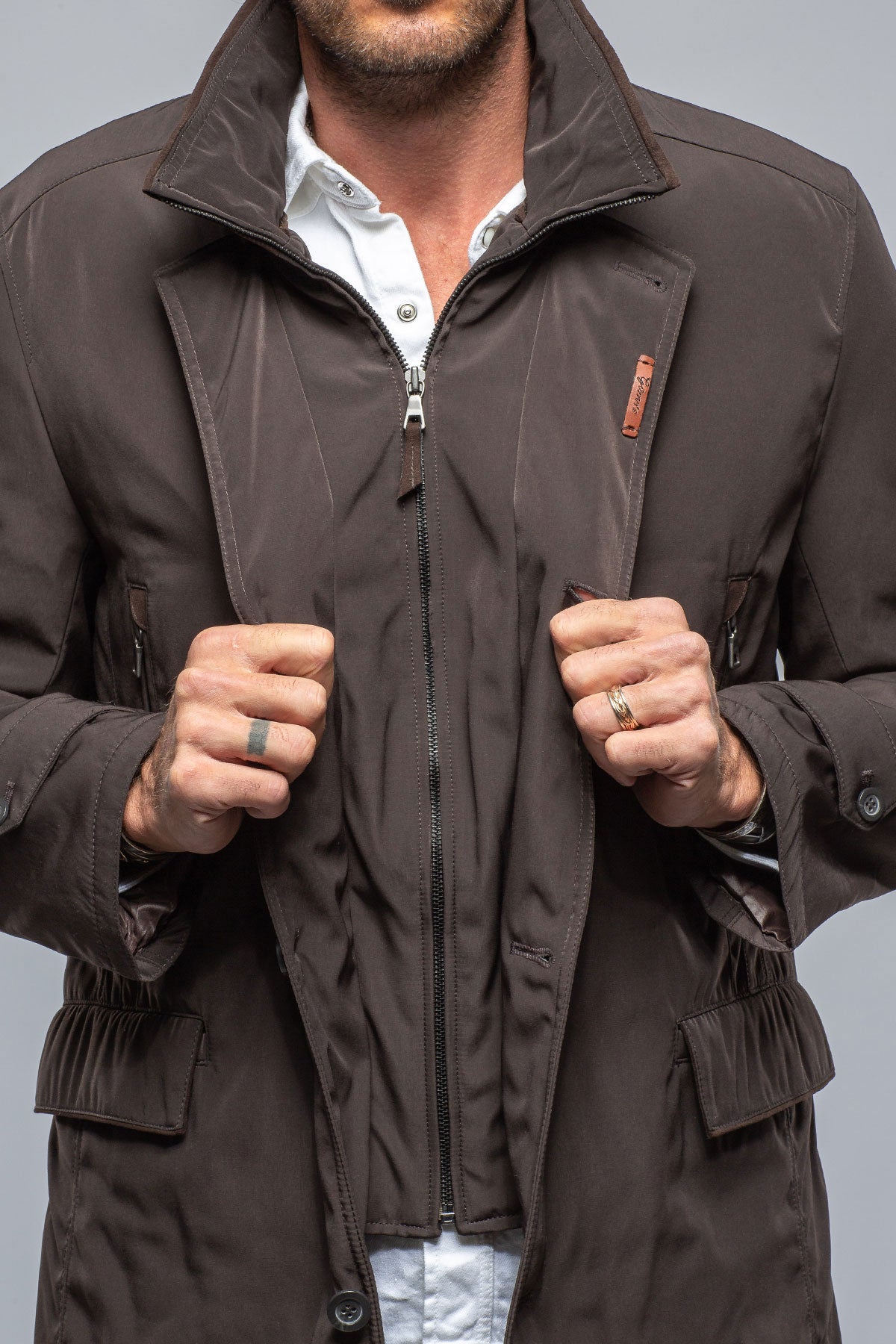 Nico Technical Overcoat | Warehouse - Mens - Outerwear - Cloth | Gimo's