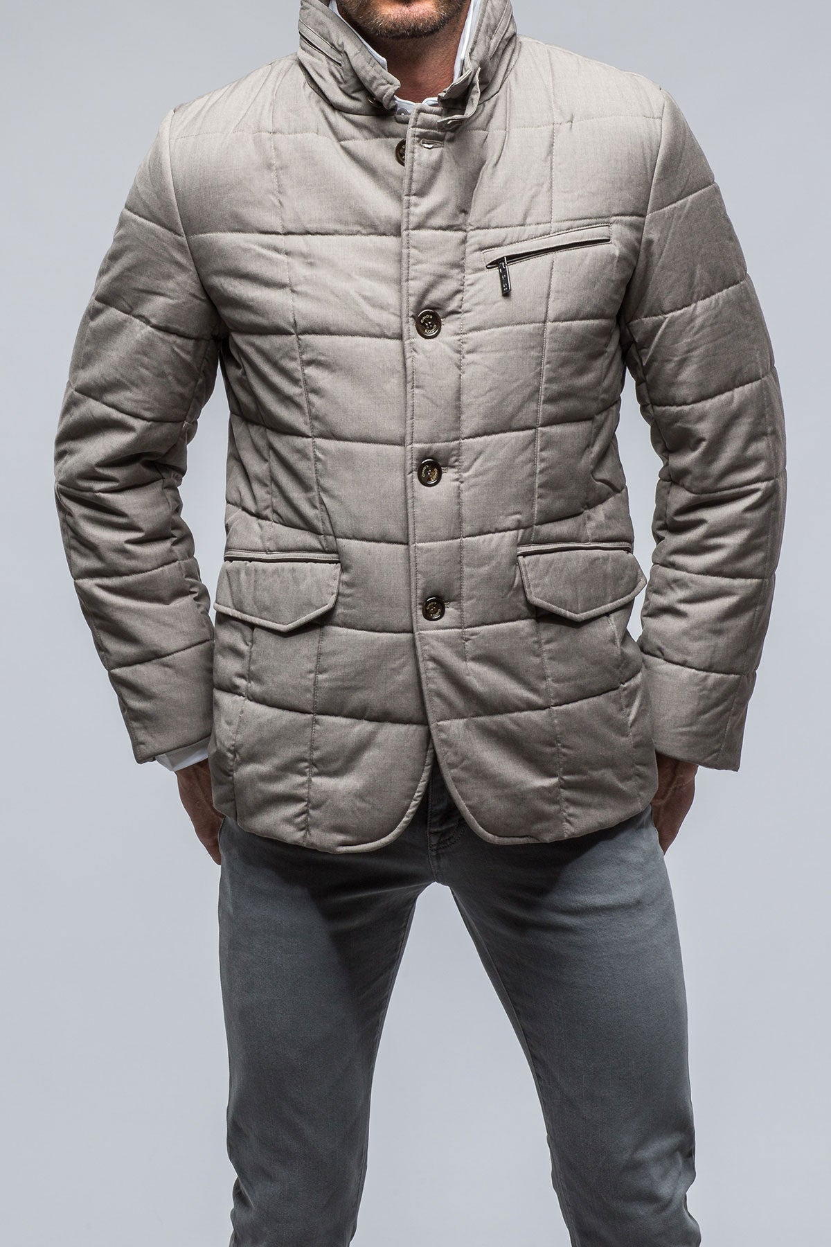 Exeter Quilted Coat | Warehouse - Mens - Outerwear - Cloth | Gimo's