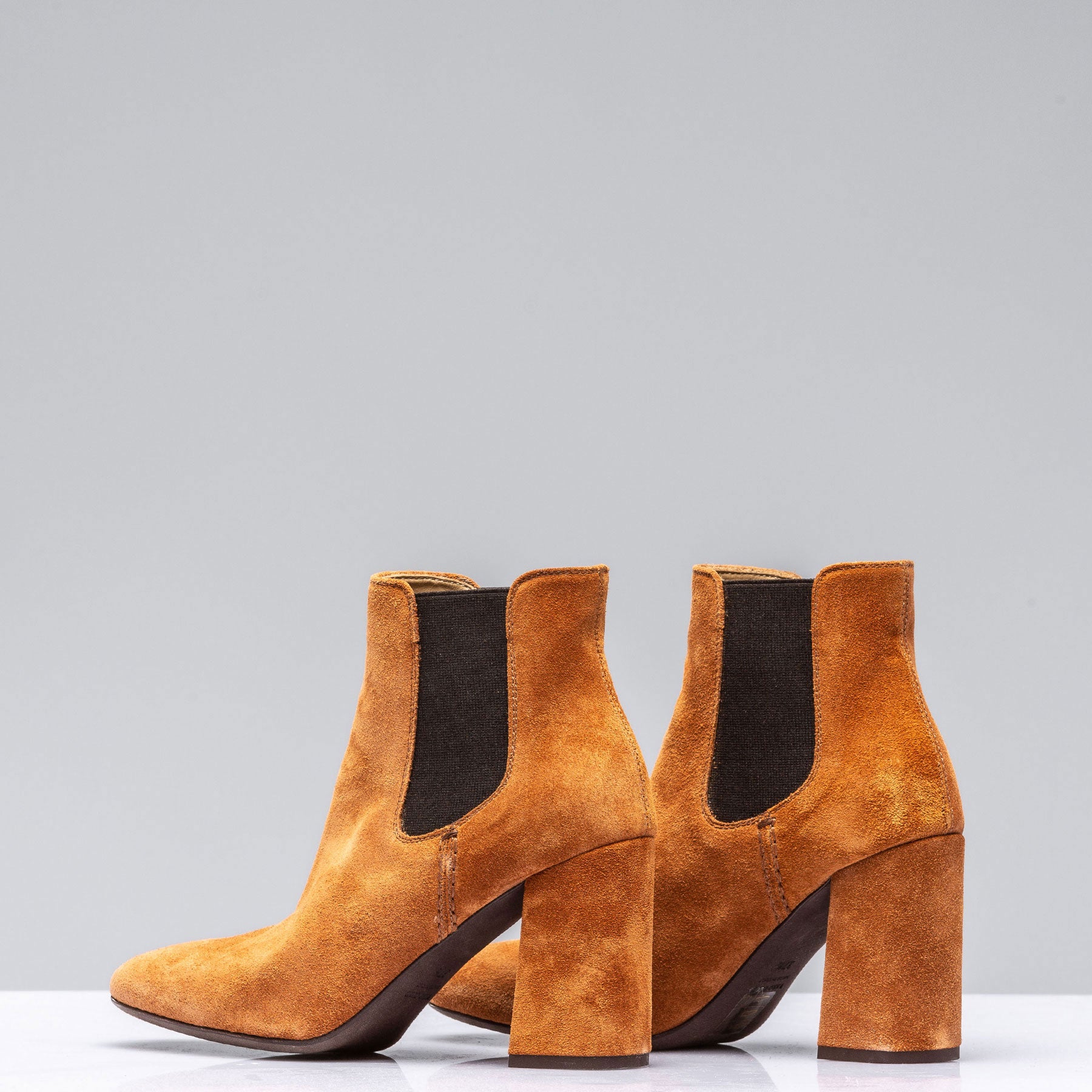 Dunia High Heel Bootie In Cognac | Ladies - European Boots | Alberto Fasciani