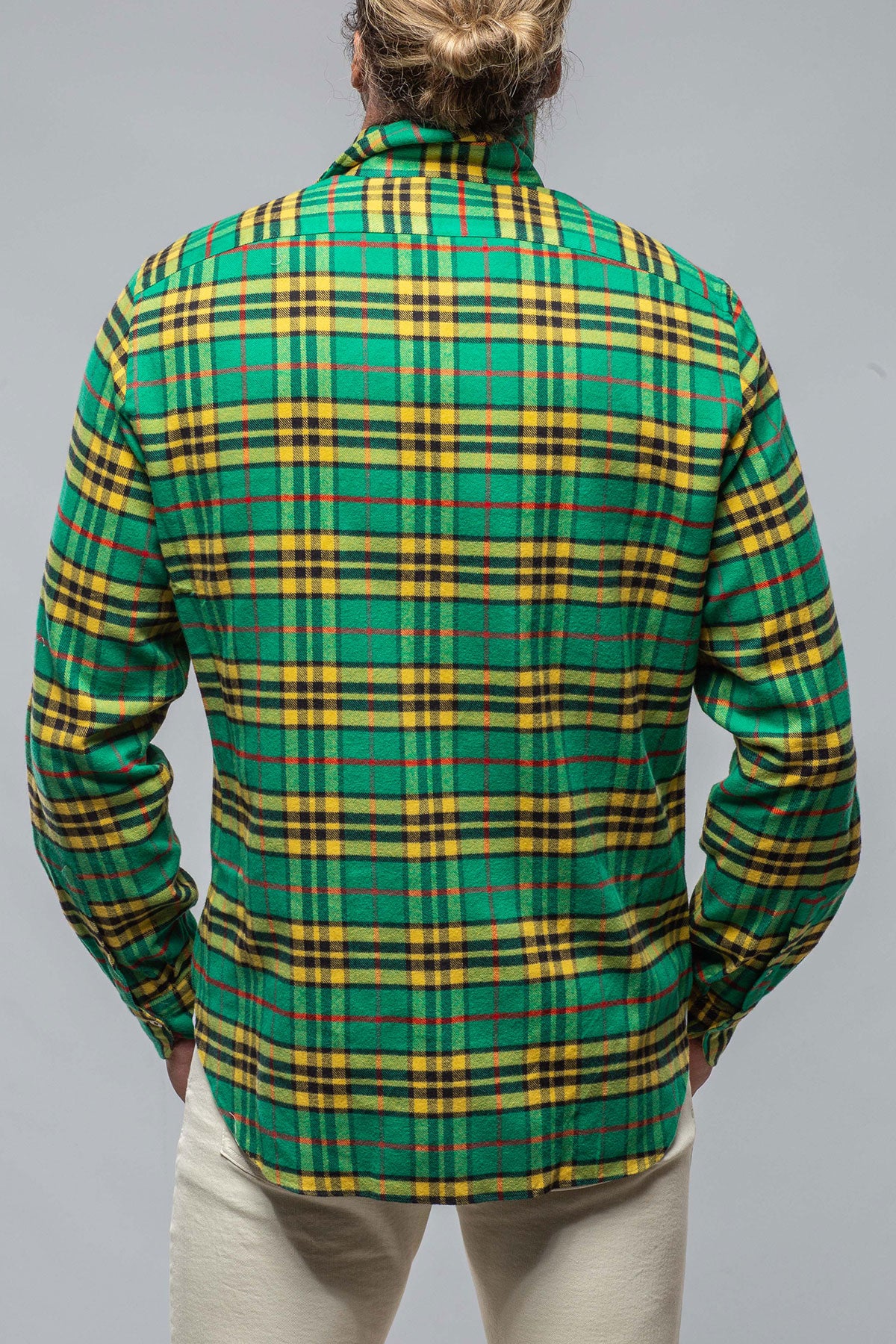 Camdon Shirt in Green | Mens - Shirts - Dress | Giannetto Portofino