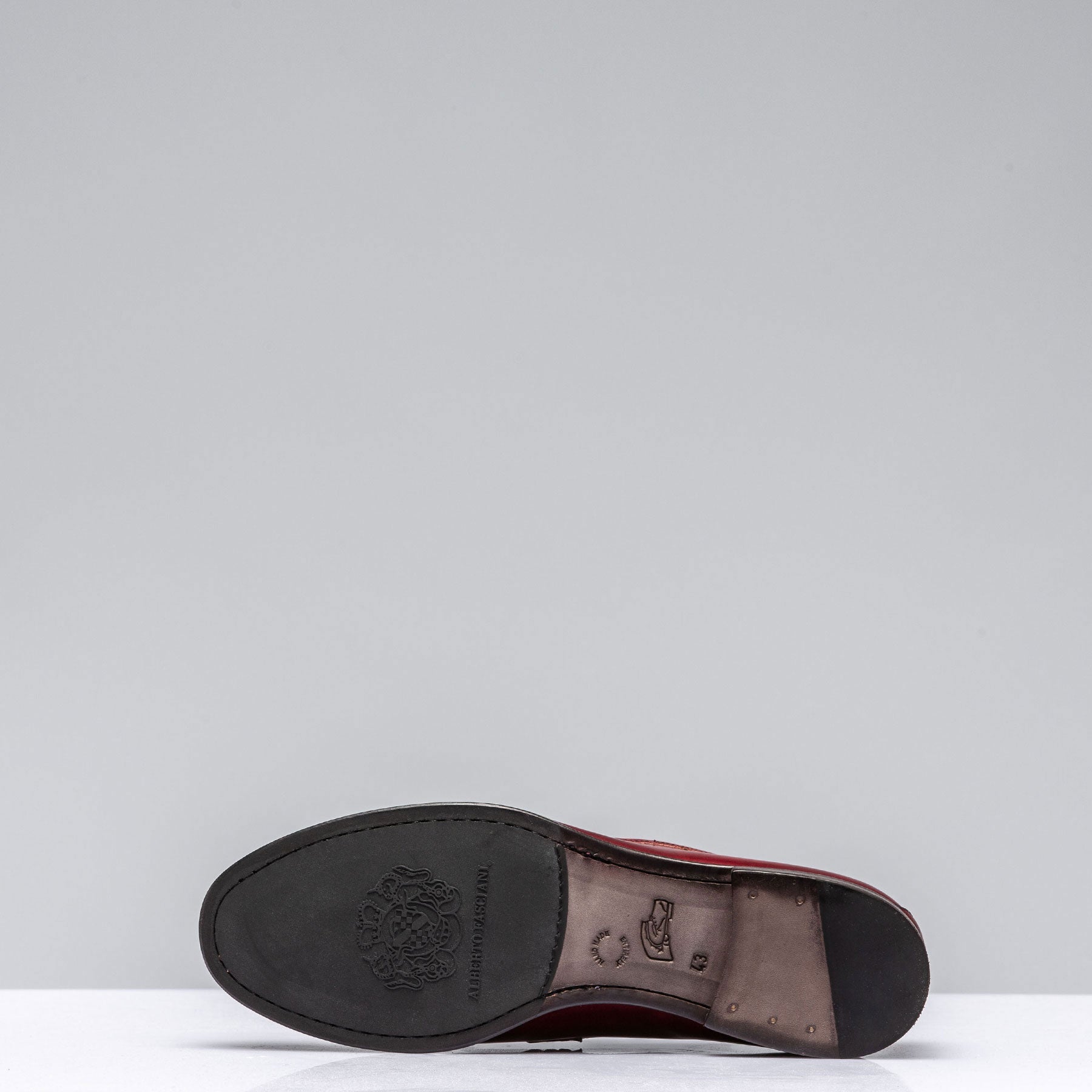 Alberto Fasciani Lucro Loafer In Antique Cherry Mens - Shoes