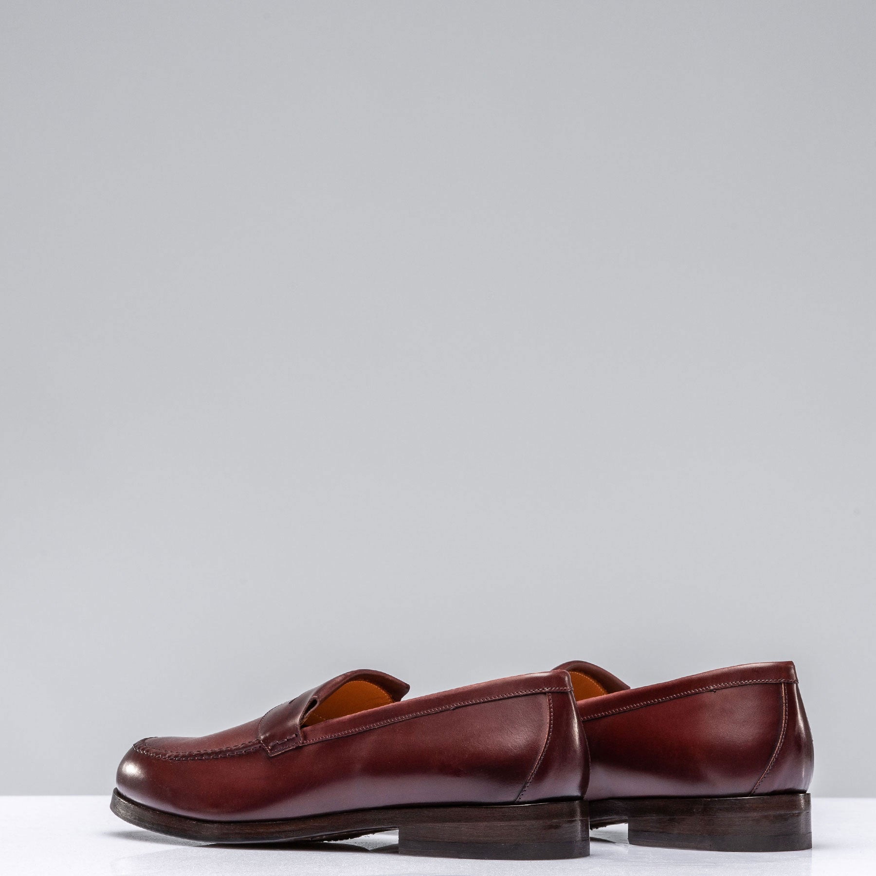 Alberto Fasciani Lucro Loafer In Burgundy Antique Mens - Shoes