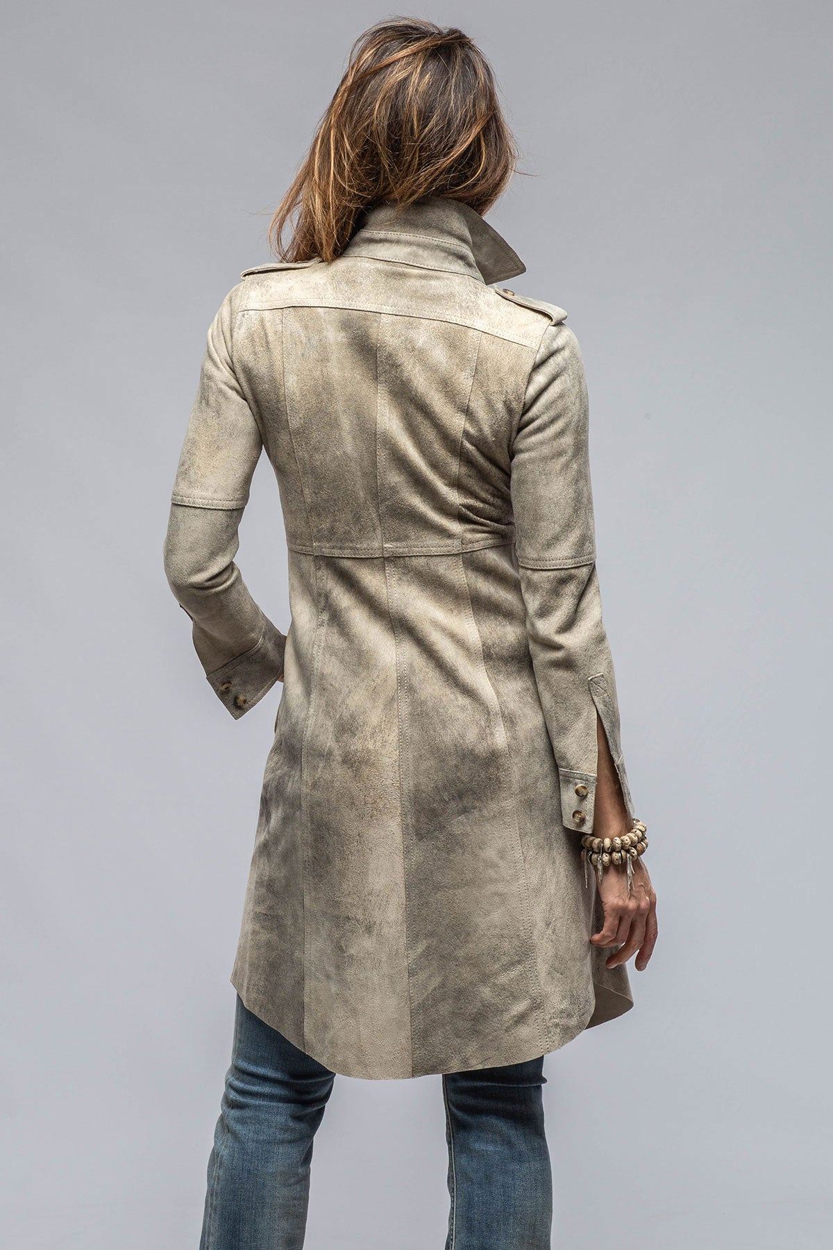 Artico | Savannah Long Leather Shirt/Dress in Dress | Ladies - Outerwear - Leather
