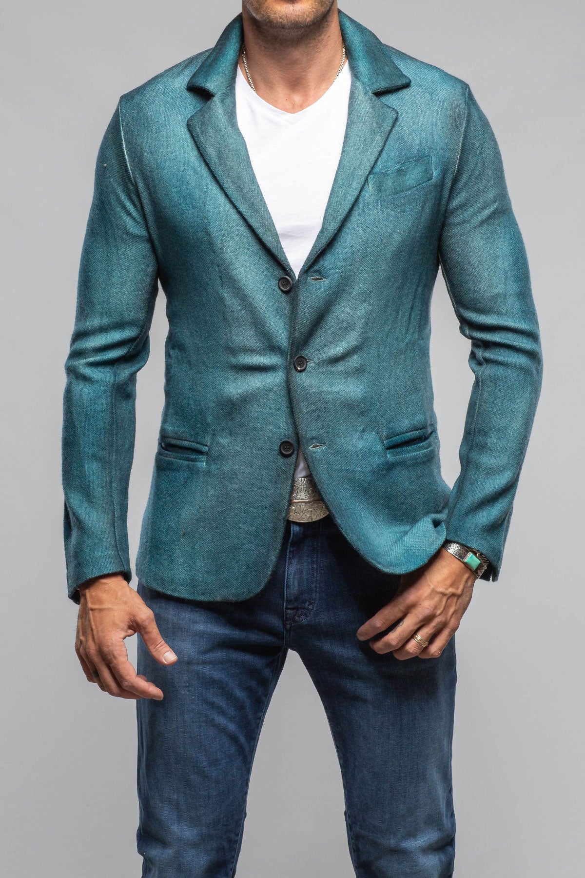 Avant Toi Airbloom Attitude Sport Coat In Laguna Mens - Tailored - Sport Coats