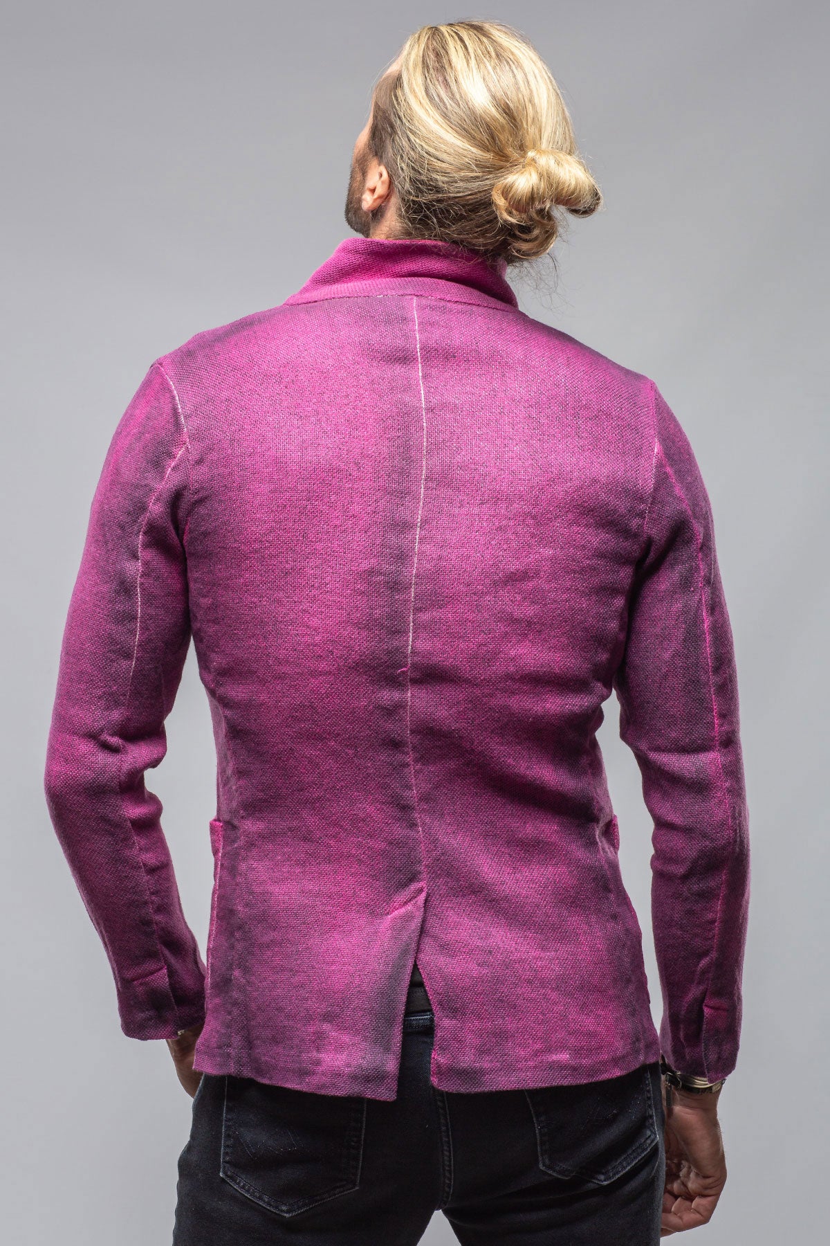 Avant Toi Chaya Painted Sport Coat In Fuschia Pink Mens - Tailored - Sport Coats