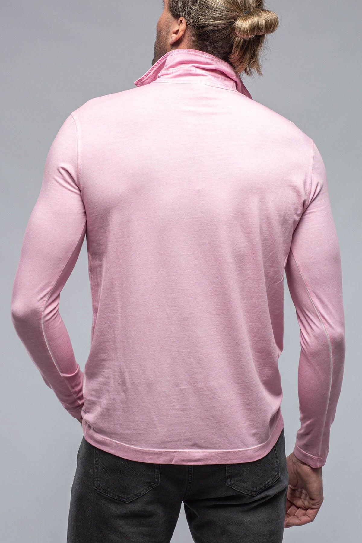 Cafe Paco LS Polo Shirt In Pink | Mens - Shirts - Polos | Dune