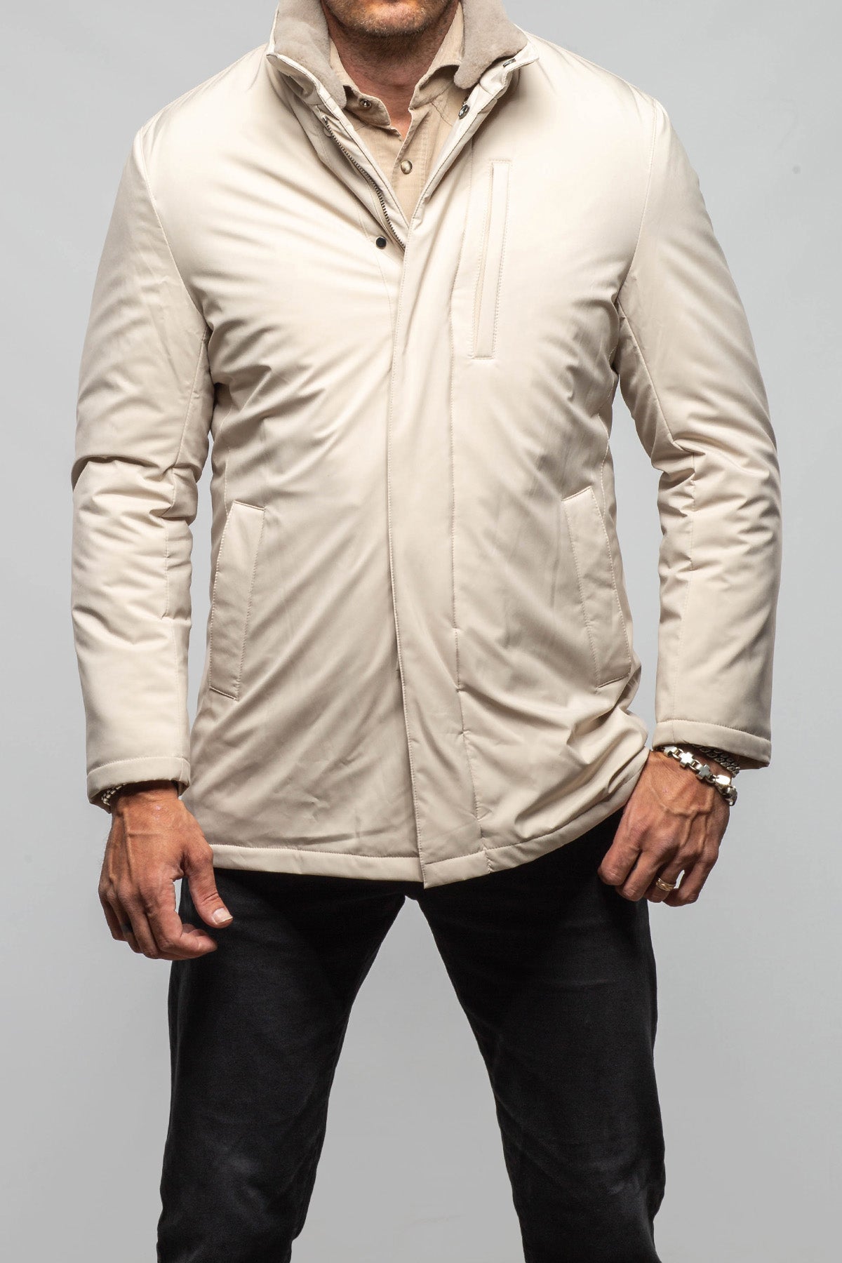 Axel's Florence Collection Baylor Technical Dress Jacket Samples - Mens - Outerwear - Leather