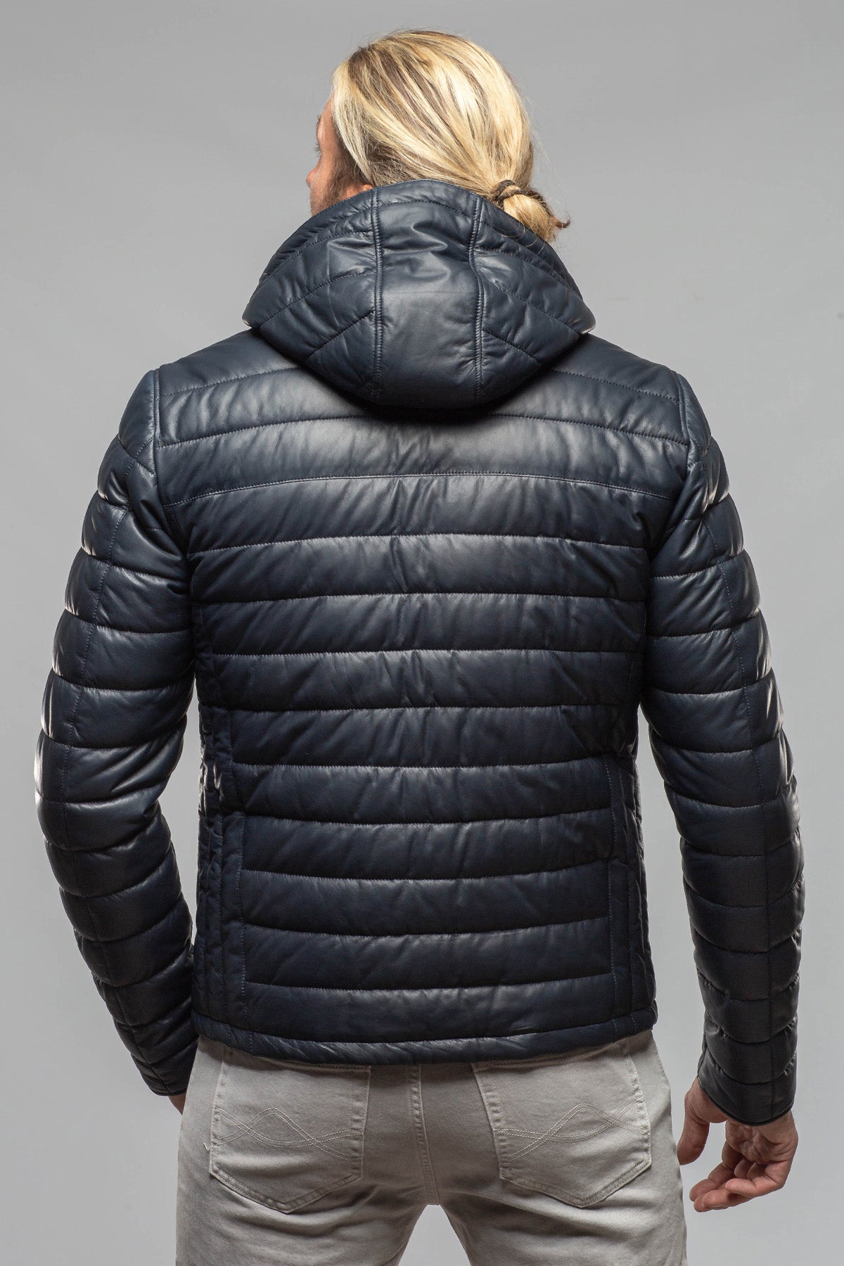 Axel's Florence Collection Braxton Nappa Puffer Samples - Mens - Outerwear - Leather