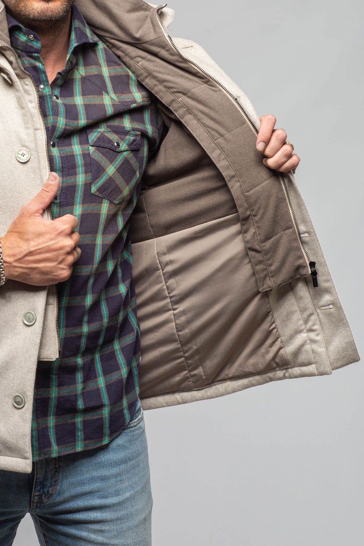 Axel's Florence Collection Burbank Knit Coat Samples - Mens - Outerwear - Cloth
