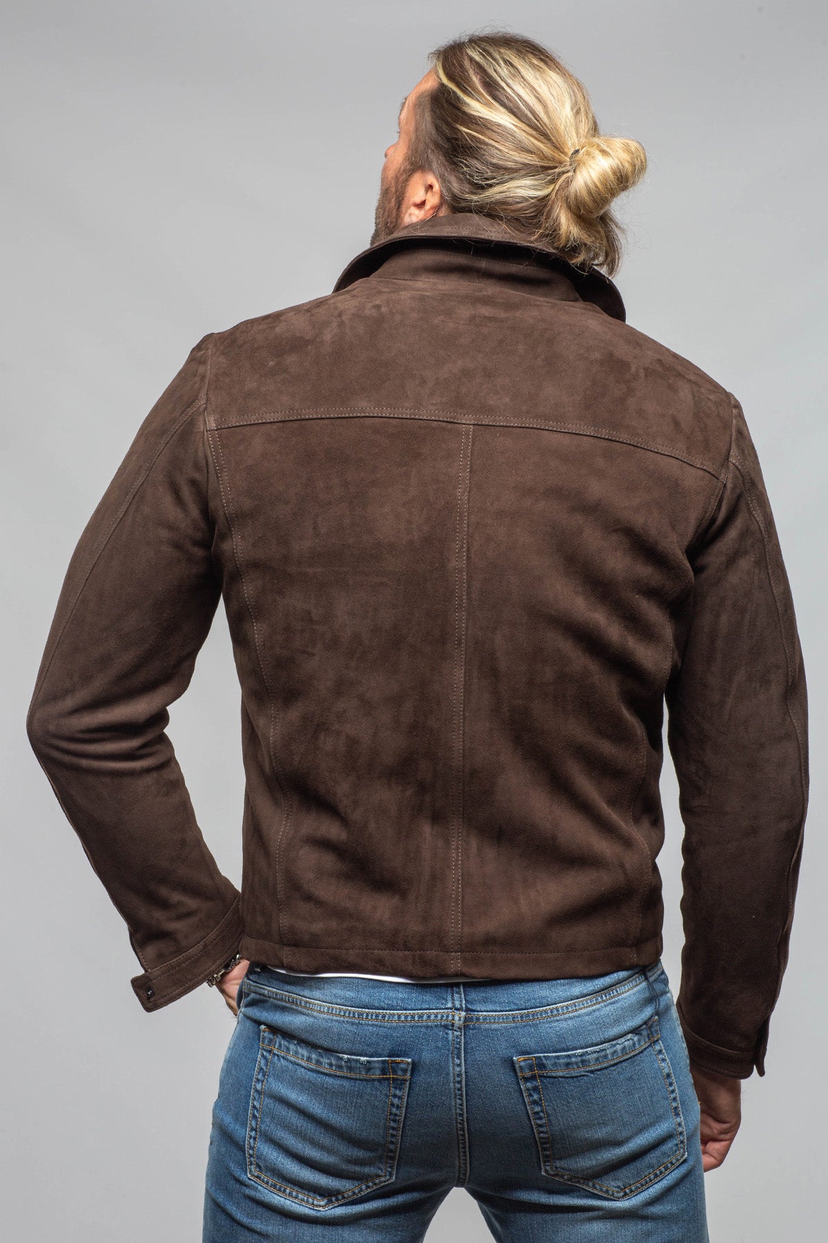 Axel's Florence Collection Chesnee Suede Jacket Samples - Mens - Outerwear - Leather