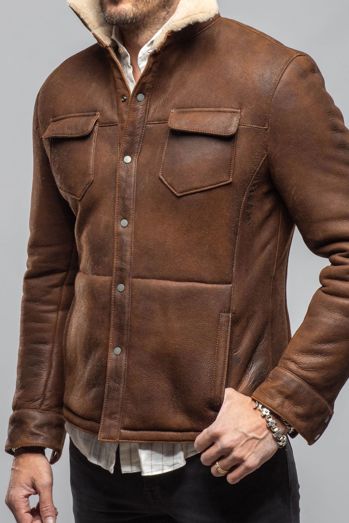 Luca Suede Bomber | Samples - Mens - Outerwear - Leather | Axel's Florence Collection