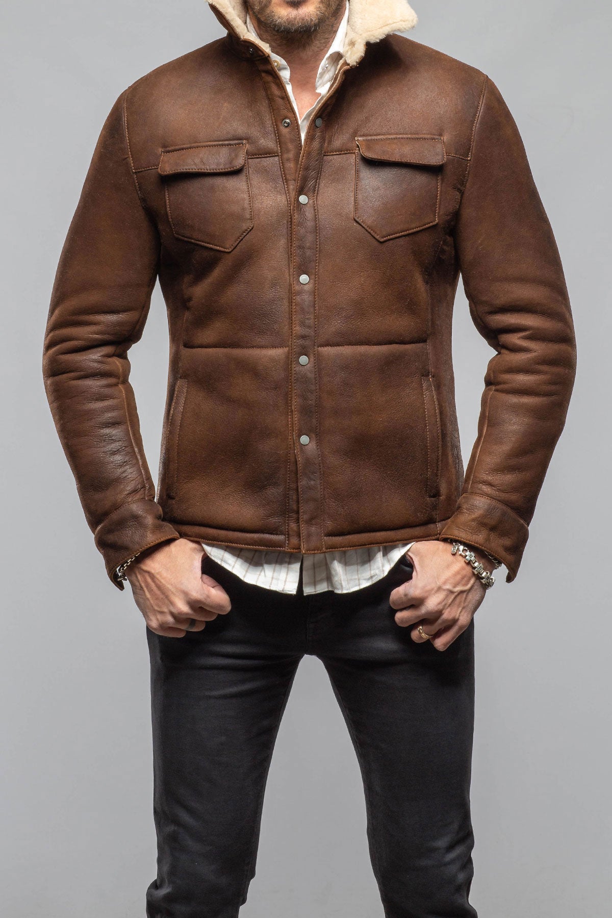 Luca Suede Bomber | Samples - Mens - Outerwear - Leather | Axel's Florence Collection