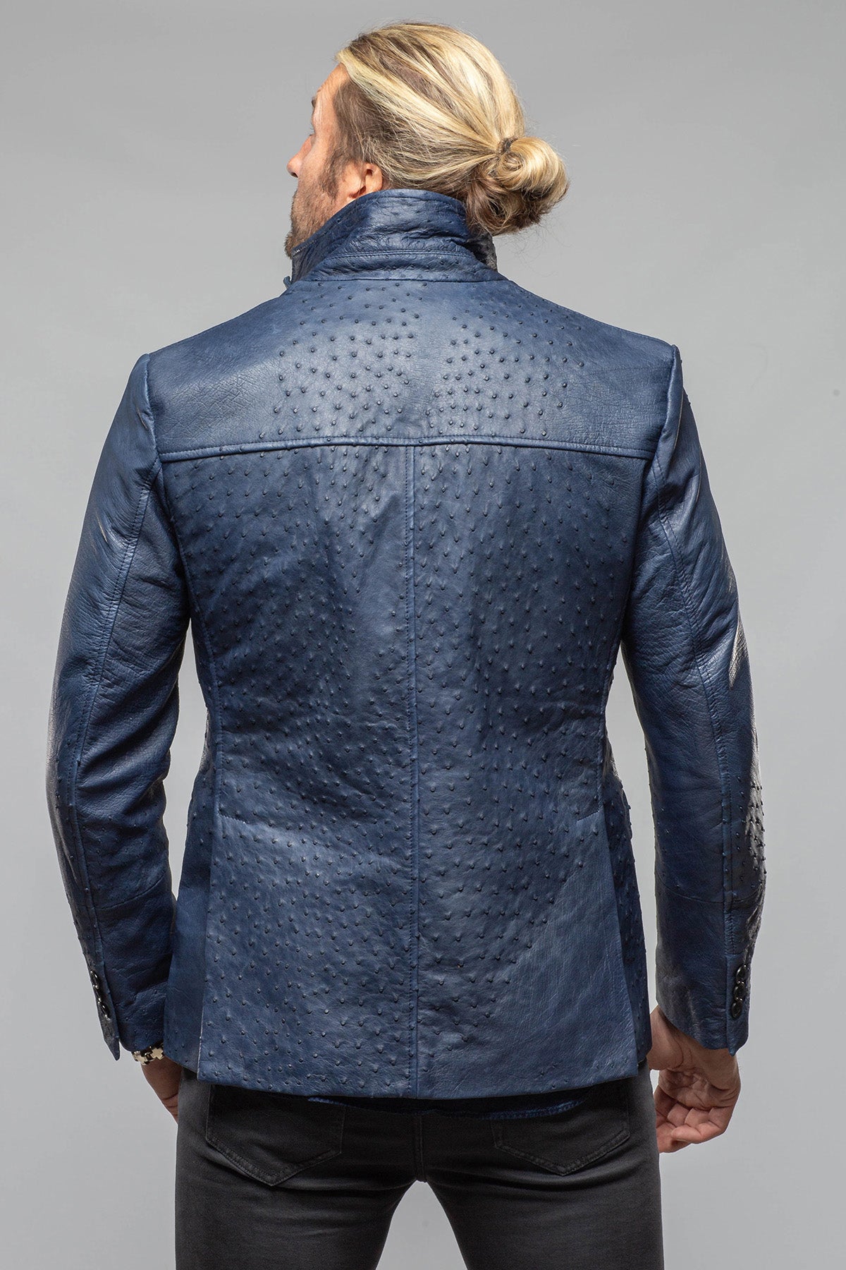 Axel's Florence Collection Florence Ostrich Blazer Samples - Mens - Outerwear - Leather