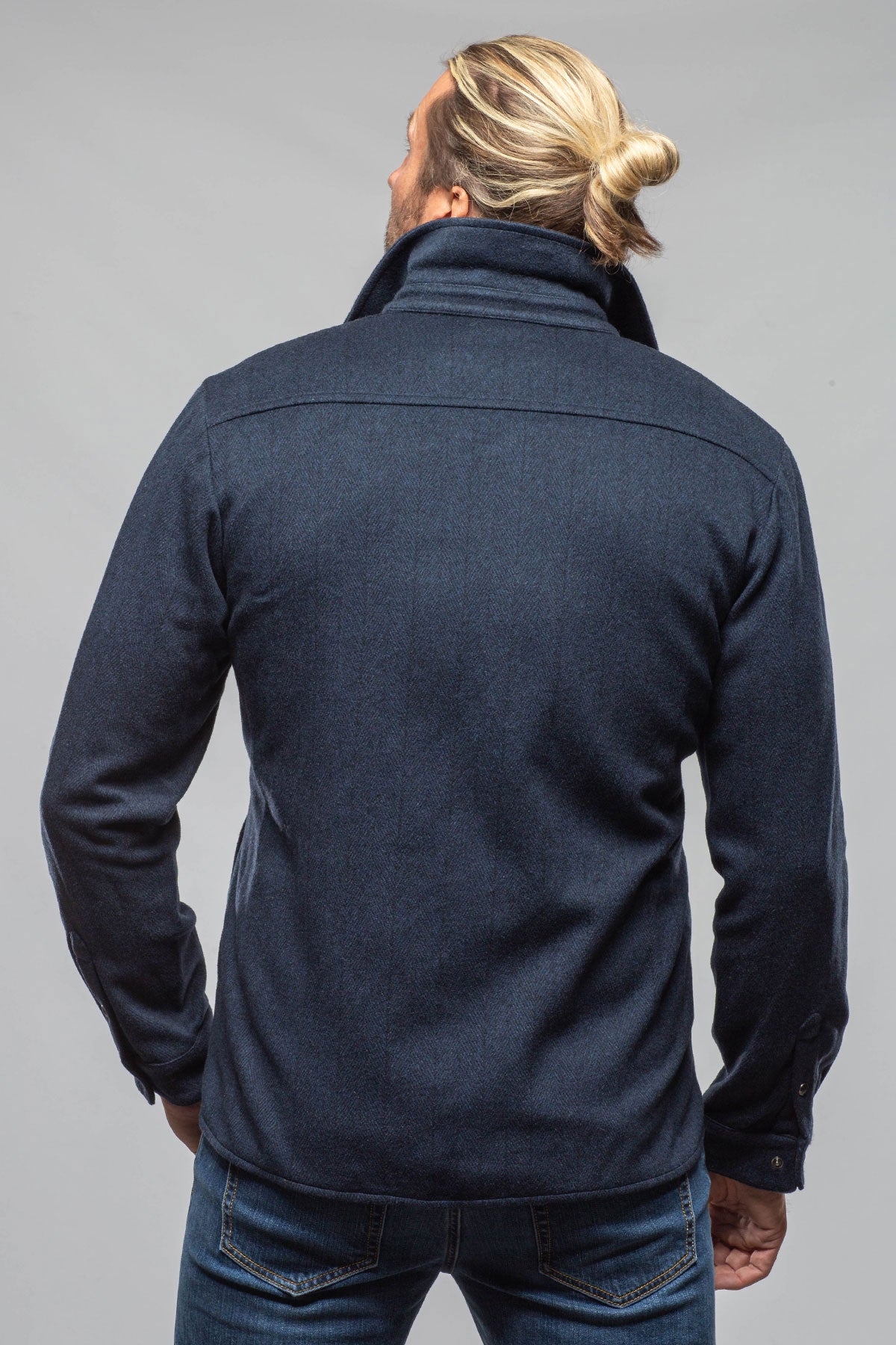 Axel's Florence Collection Levi Cashmere Snap Shirt Samples - Mens - Outerwear - Cloth