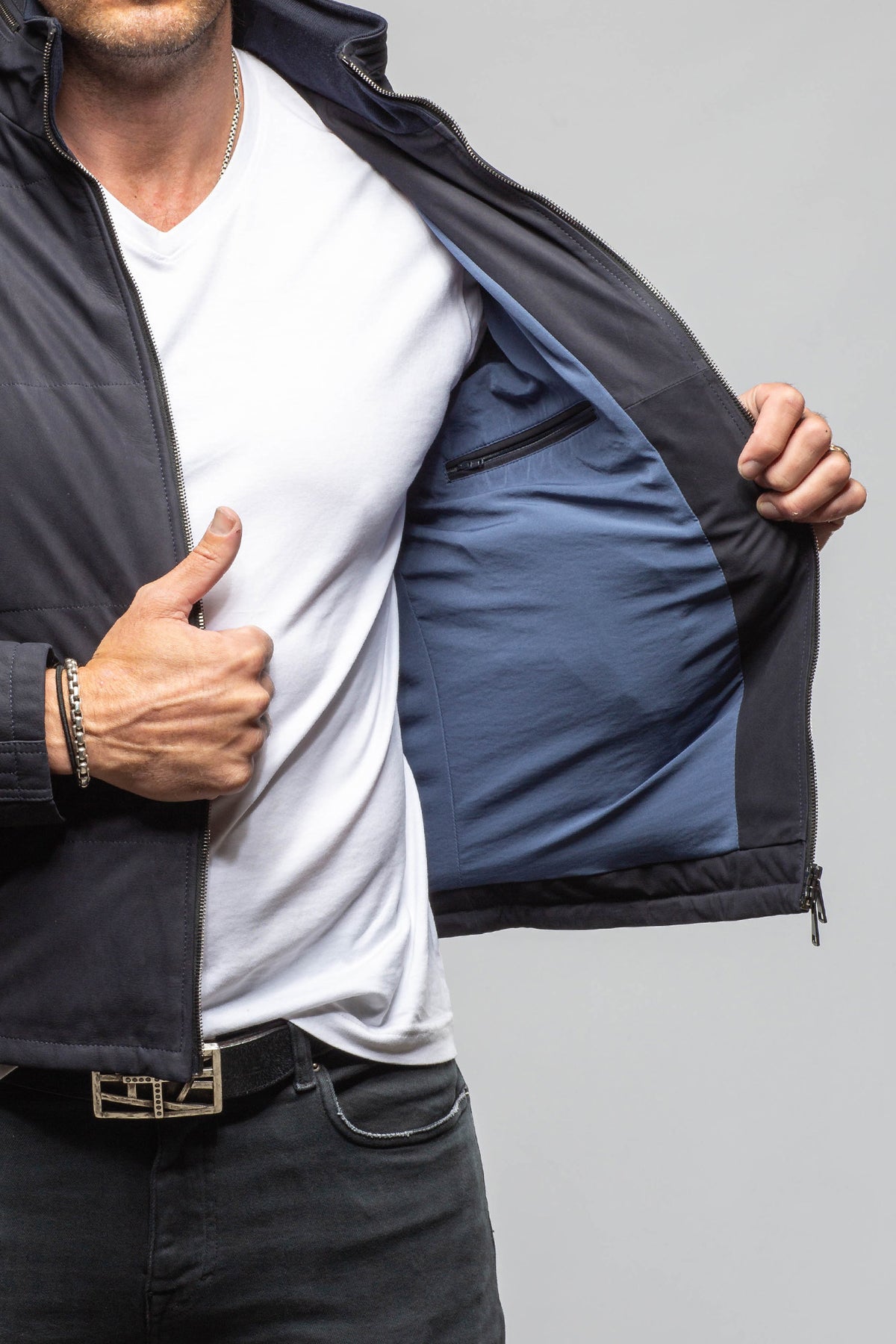 Axel's Florence Collection Lorenzo Nubuck Jacket Samples - Mens - Outerwear - Leather