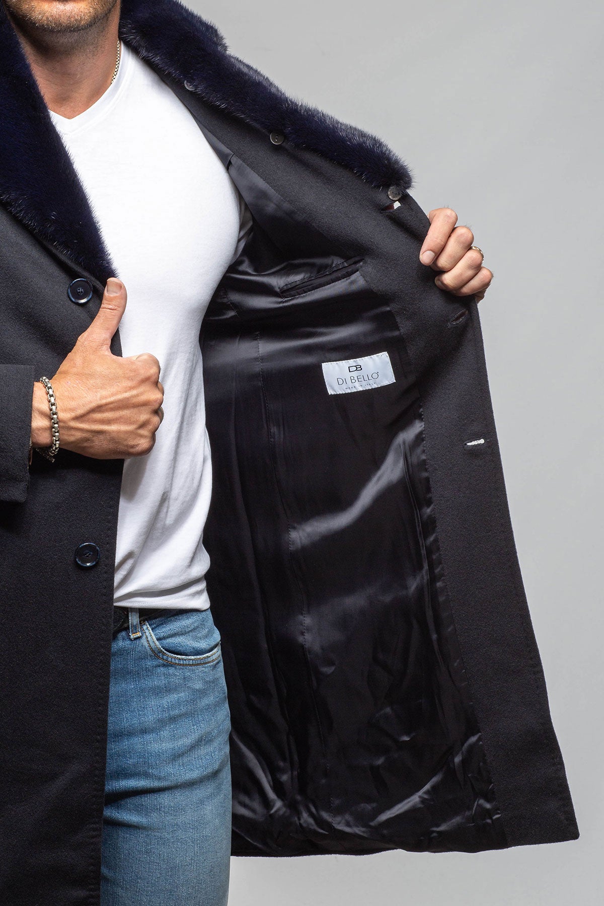 Axel's Florence Collection Olanta Cashmere Overcoat Samples - Mens - Outerwear - Cloth