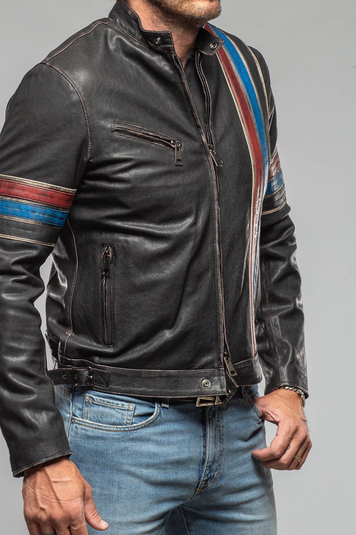 Axel's Florence Collection Phoenix Moto Jacket Samples - Mens - Outerwear - Leather