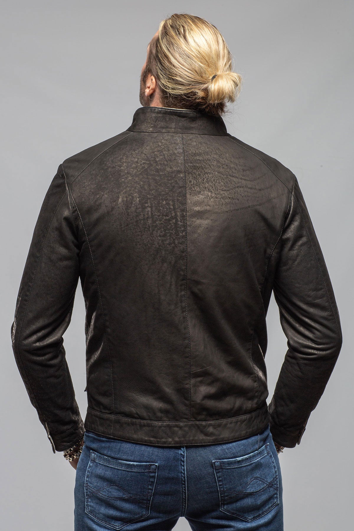 Axel's Florence Collection | The Durango Suede Jacket In Black | Samples - Mens - Outerwear - Leather