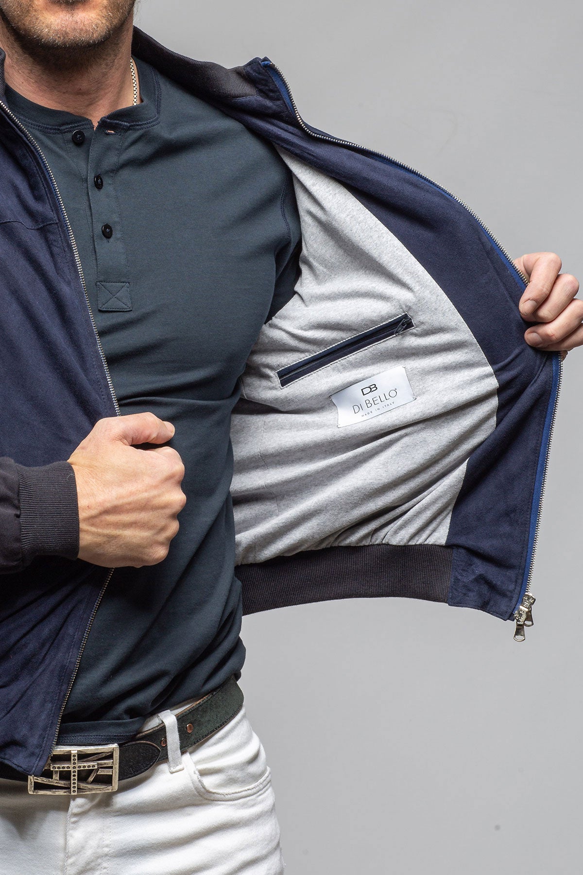 Axel's Florence Collection Townsend Hybrid Jacket Samples - Mens - Outerwear - Leather