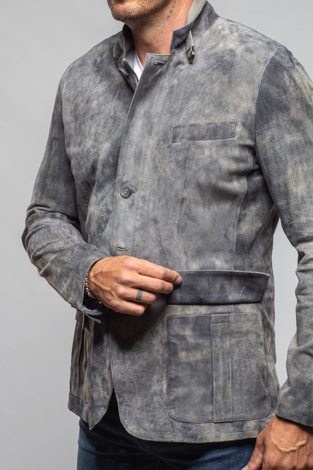 Axel's Florence Collection Union Suede Jacket Samples - Mens - Outerwear - Leather