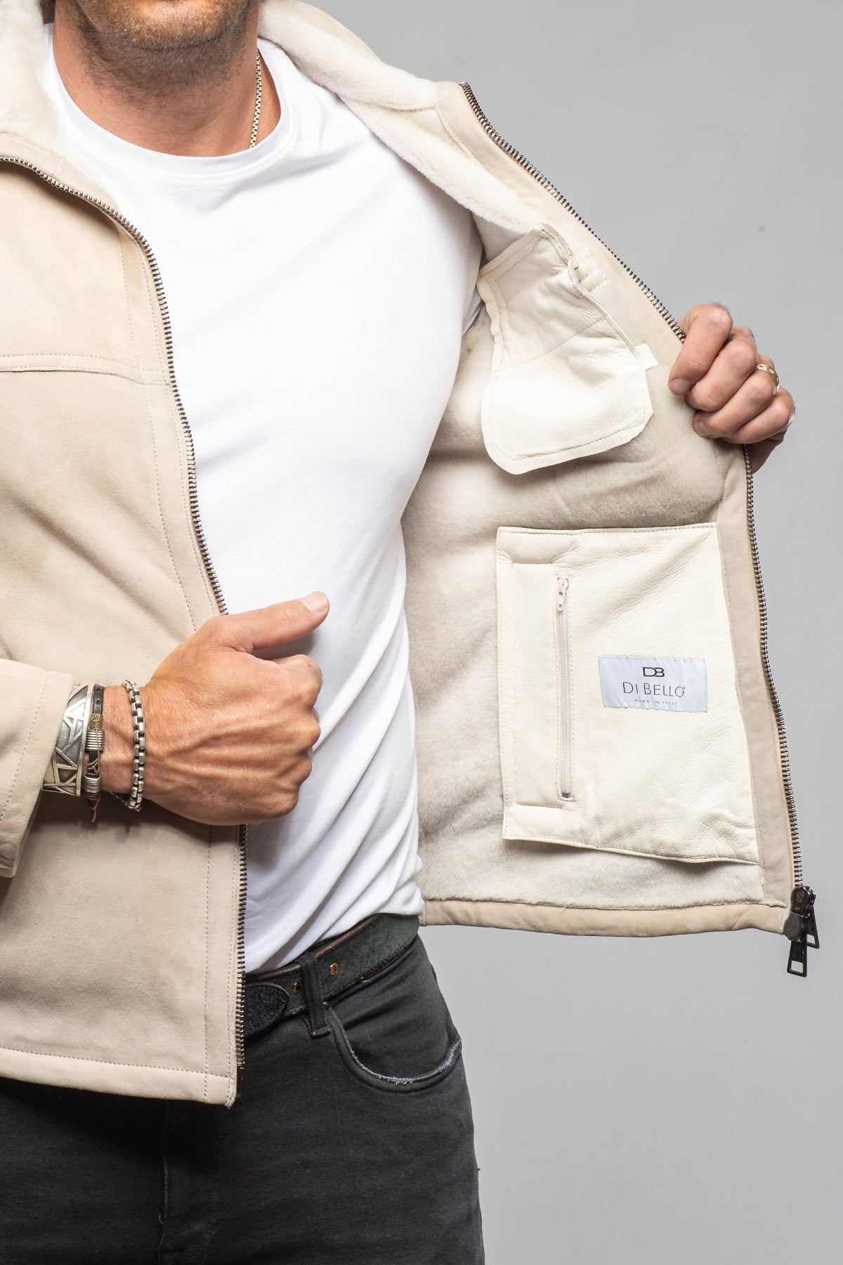 Axel's Florence Collection Xavi Shearling Jacket Samples - Mens - Outerwear - Shearling