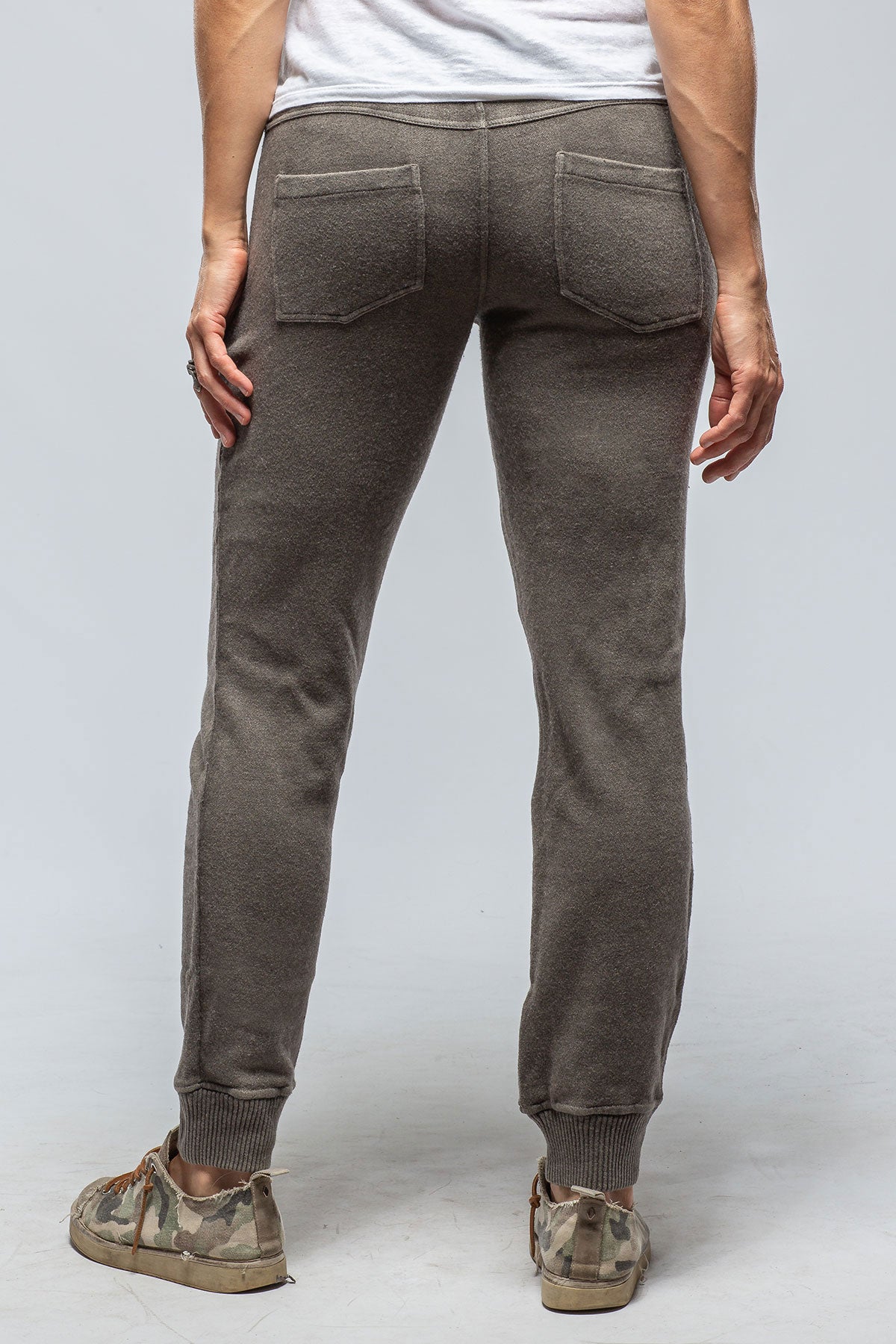 Axel's Premium Denim Atlantic Jogger In Stone Washed Grey Ladies - Pants - Knit