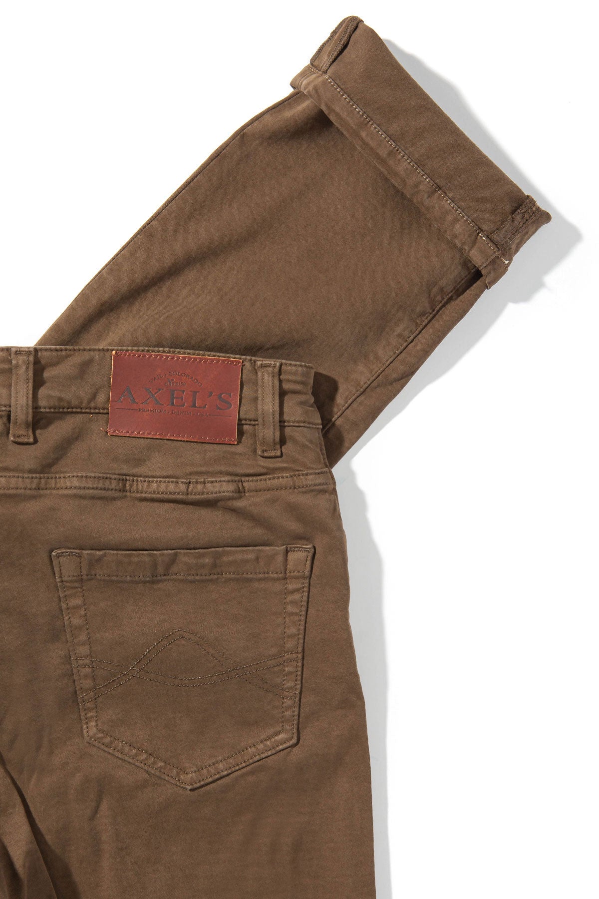 Axel's Premium Denim | Colorado Soft-Touch Slim Jeans In Liquirizia | Mens - Pants - 5 Pocket