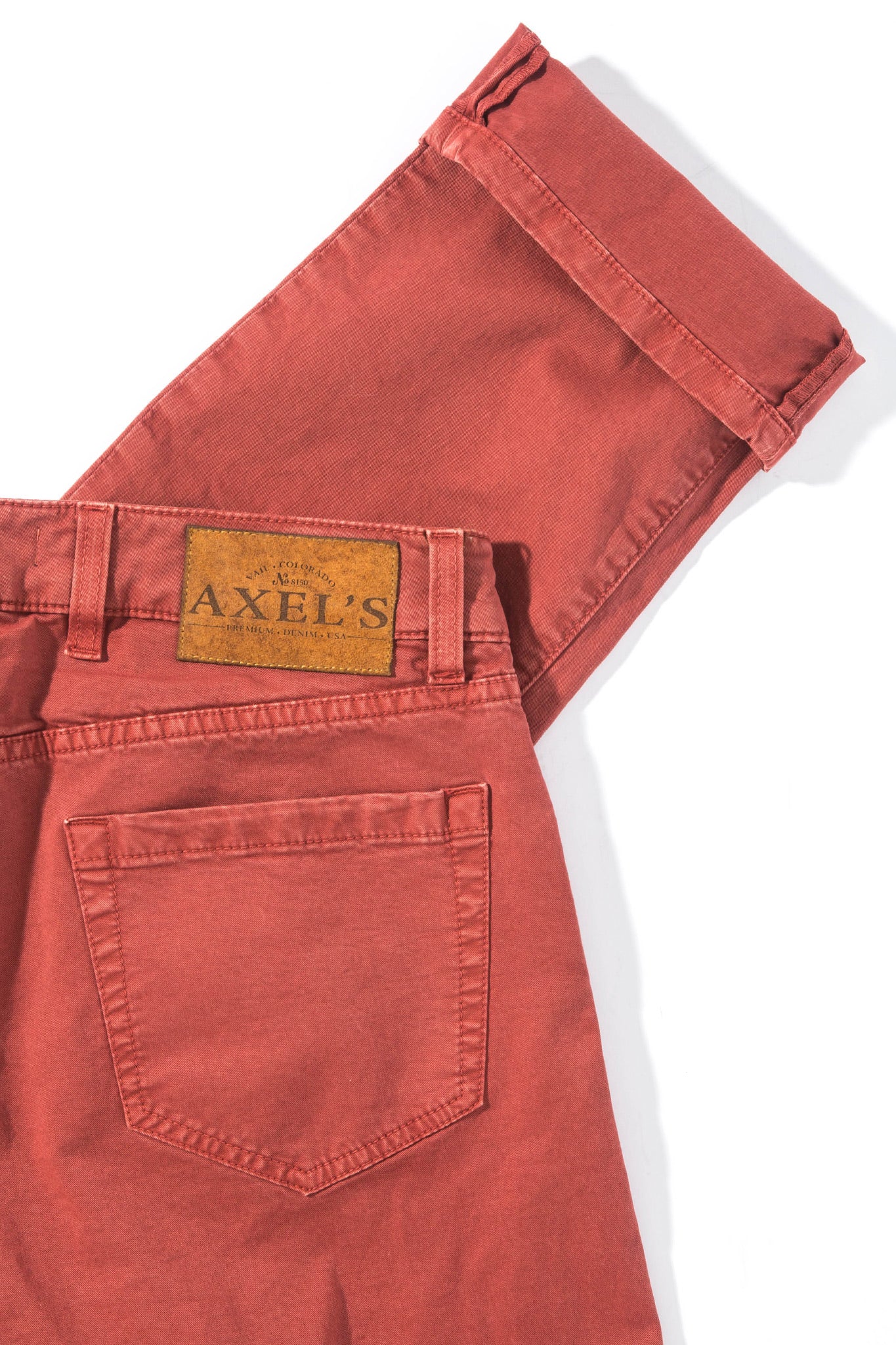 Axel's Premium Denim Flagstaff Performance Denim In Corallo Mens - Pants - 5 Pocket