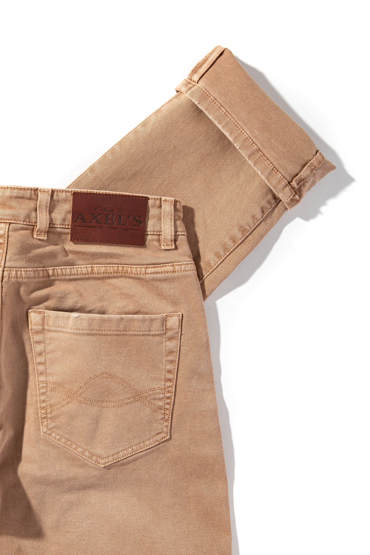 Axel's Premium Denim | Silverton Worn-In Slim Straight Denim In Cannella | Mens - Pants - 5 Pocket