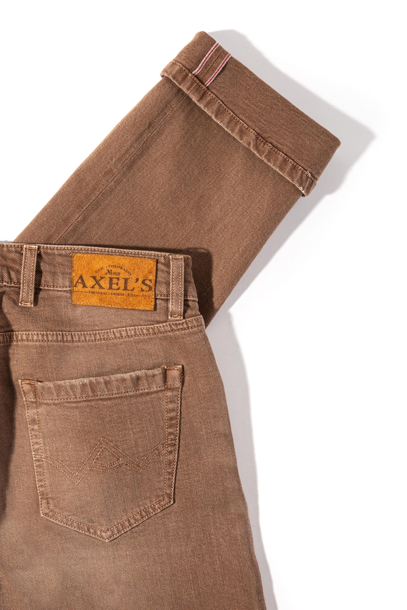 Axel's Premium Denim Tucson Selvedge Denim In Desert Sand Vintage II Mens - Pants - 5 Pocket