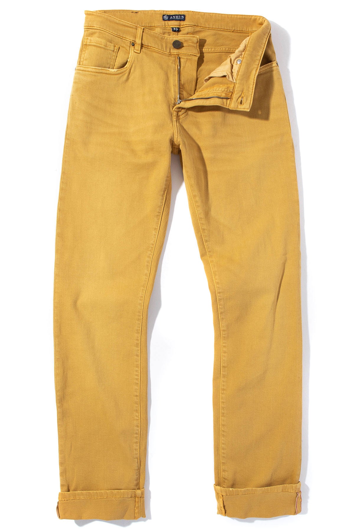 Axel's Premium Denim Tucson Selvedge Denim In Girasole Mens - Pants - 5 Pocket