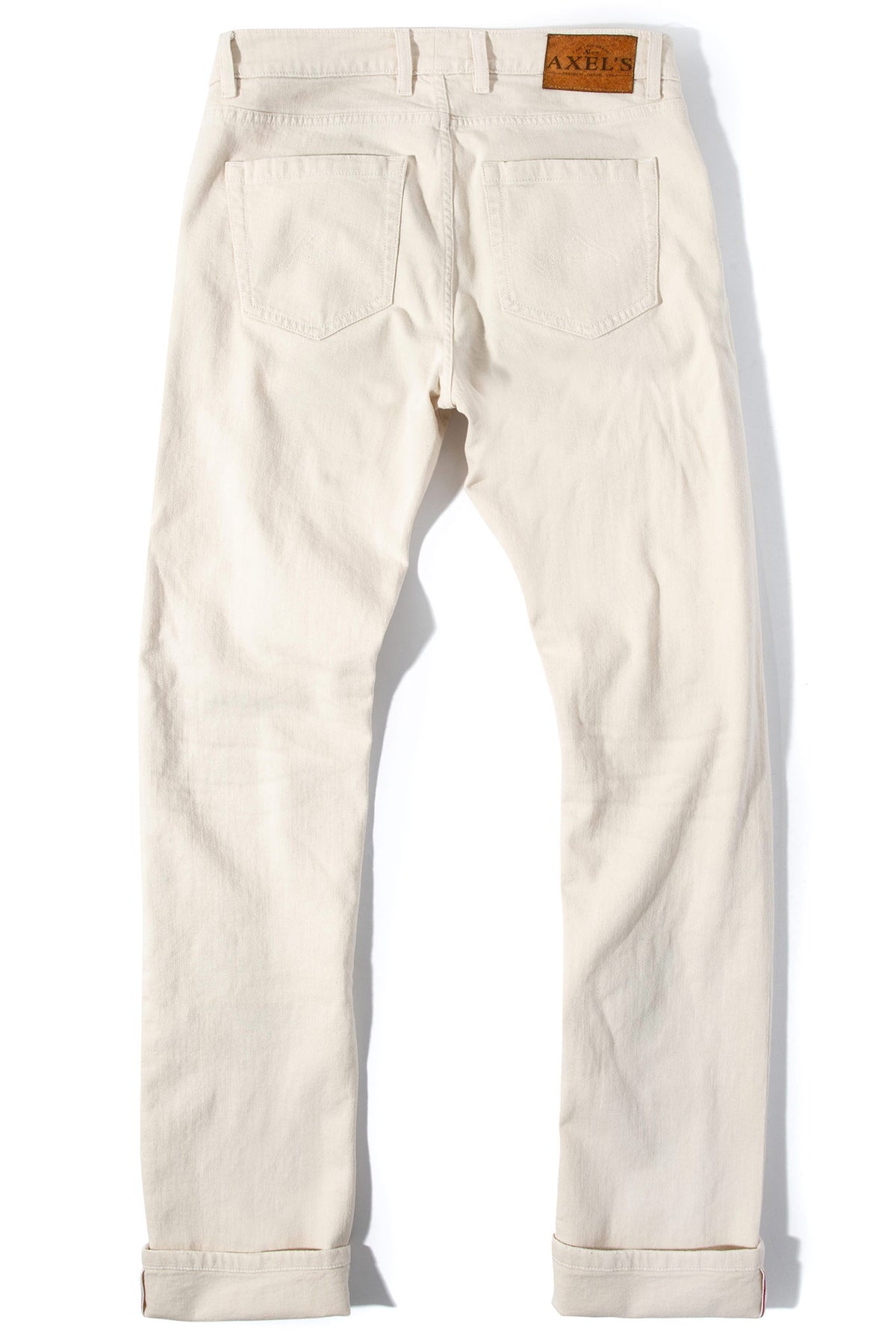 Axel's Premium Denim Tucson Selvedge Denim In Off White Mens - Pants - 5 Pocket