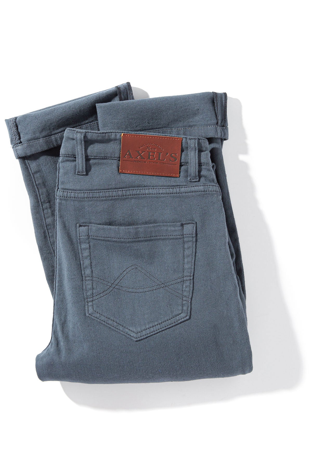 Axel's Premium Denim | Winslow 5-Pocket Trouser In Acciaio | Mens - Pants - 5 Pocket