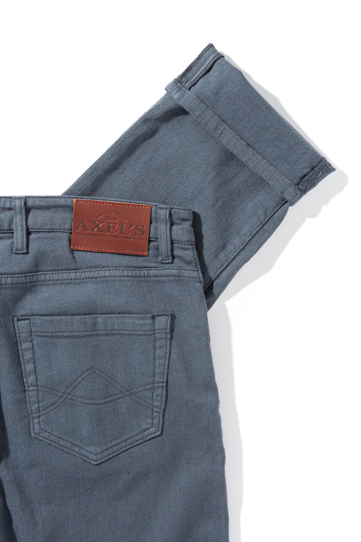 Axel's Premium Denim | Winslow 5-Pocket Trouser In Acciaio | Mens - Pants - 5 Pocket