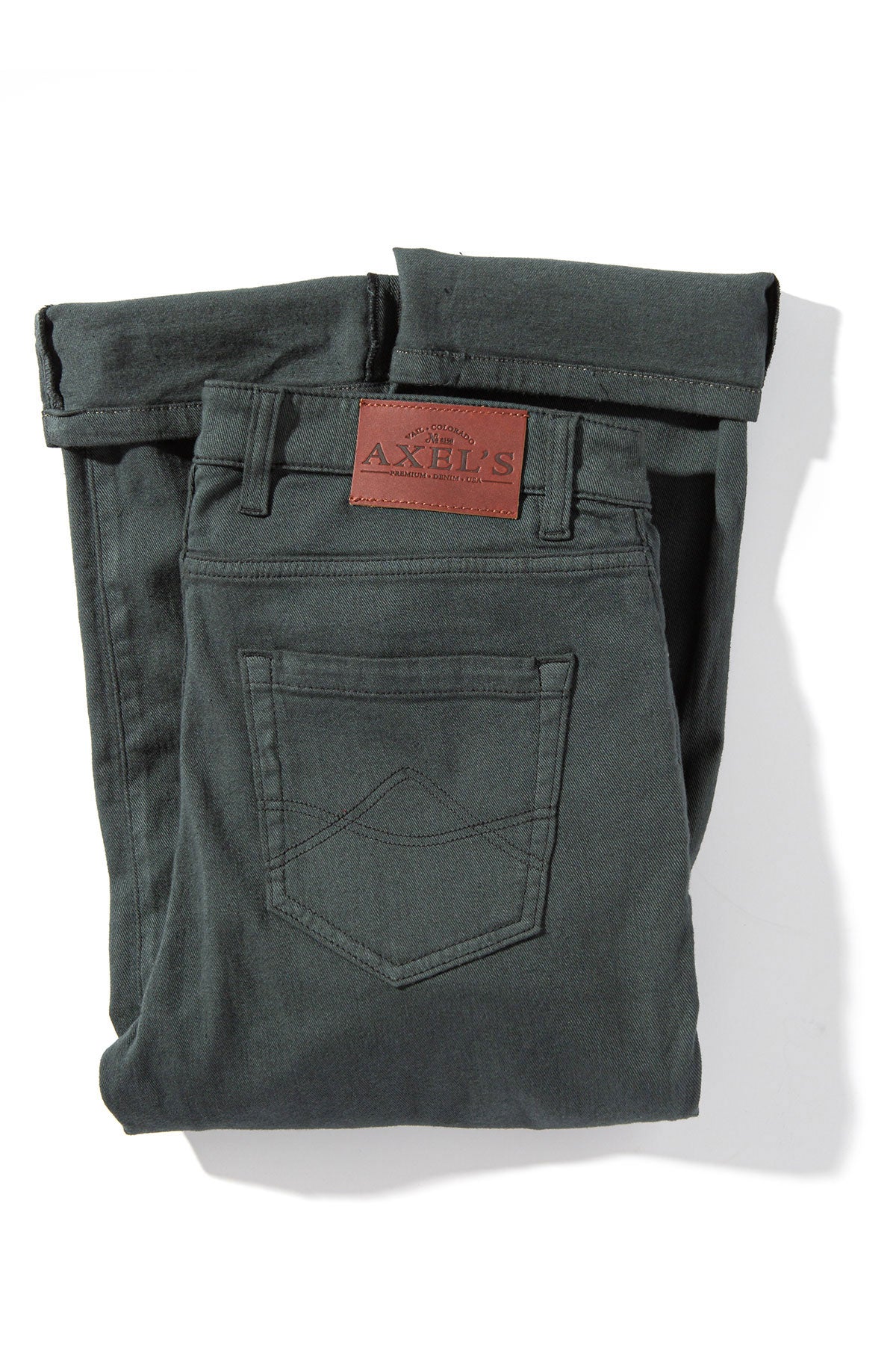 Axel's Premium Denim | Winslow 5-Pocket Trouser In Verde Loden | Mens - Pants - 5 Pocket