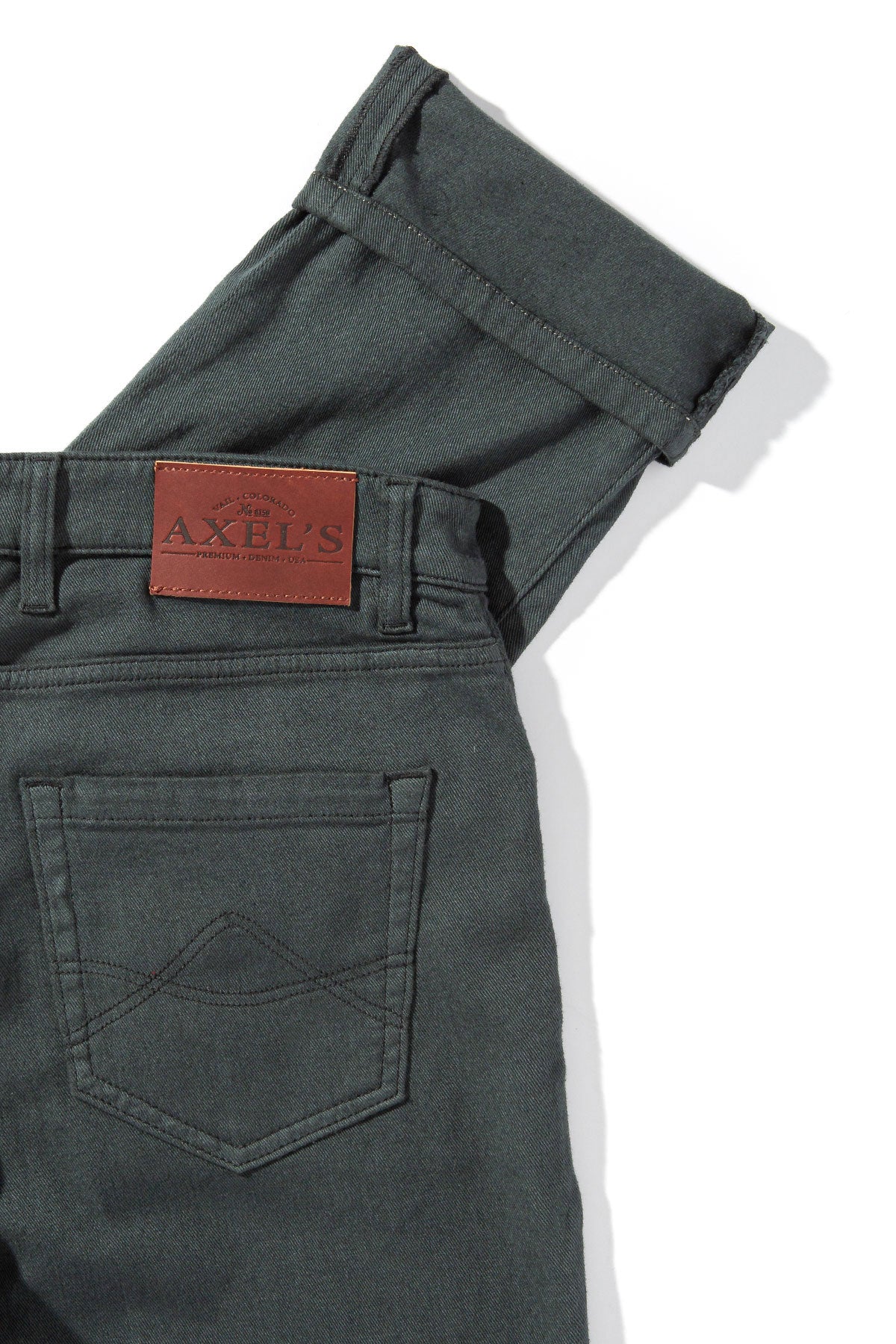 Axel's Premium Denim | Winslow 5-Pocket Trouser In Verde Loden | Mens - Pants - 5 Pocket
