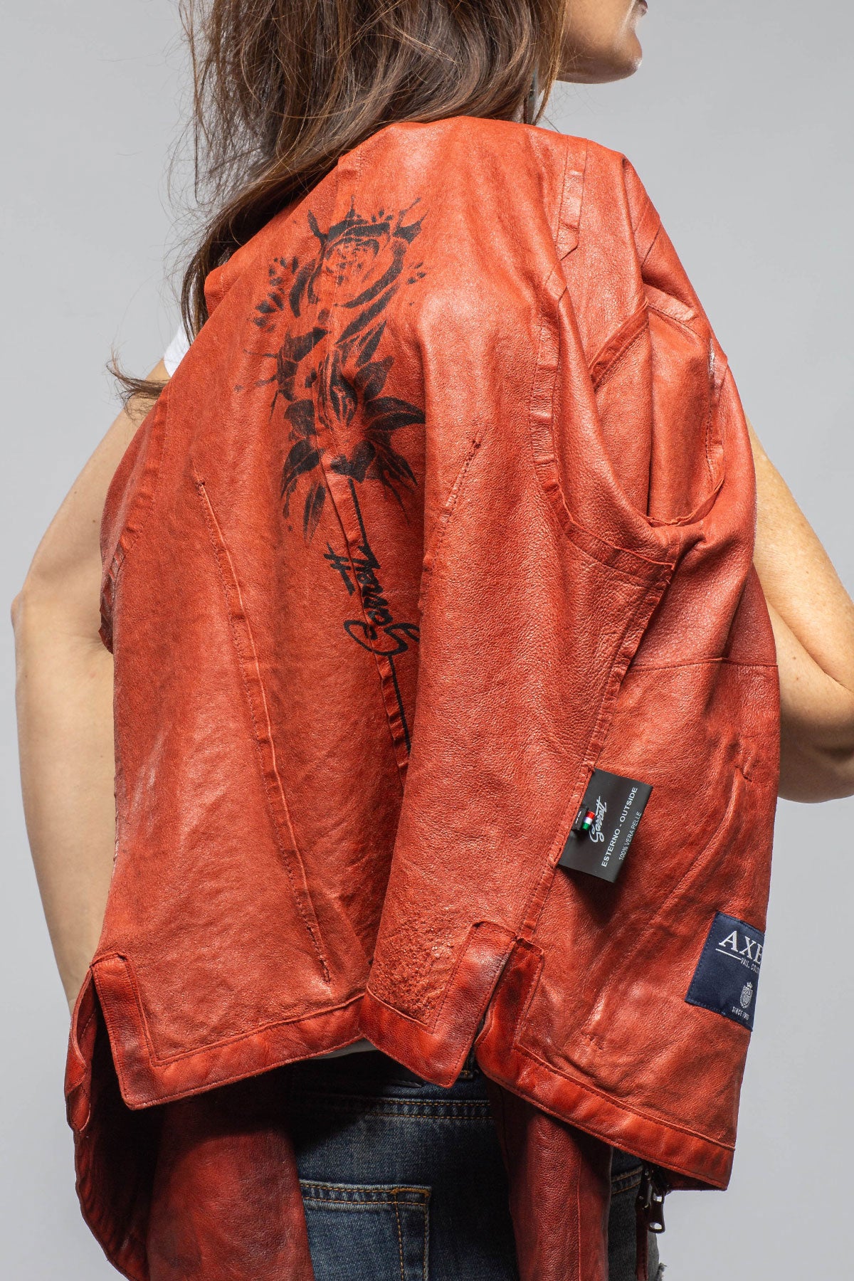 Axel's Renegade by Garrett | Mesquite Leather Moto In Red Char | Ladies - Outerwear - Leather
