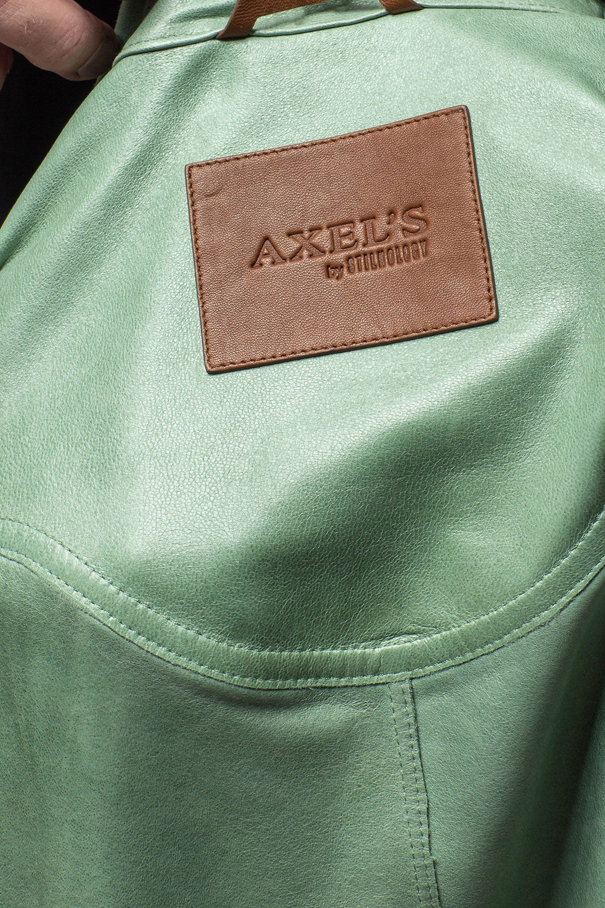 Axel's Stil Corzo Western Suede Overshirt In Green Mens - Outerwear - Leather