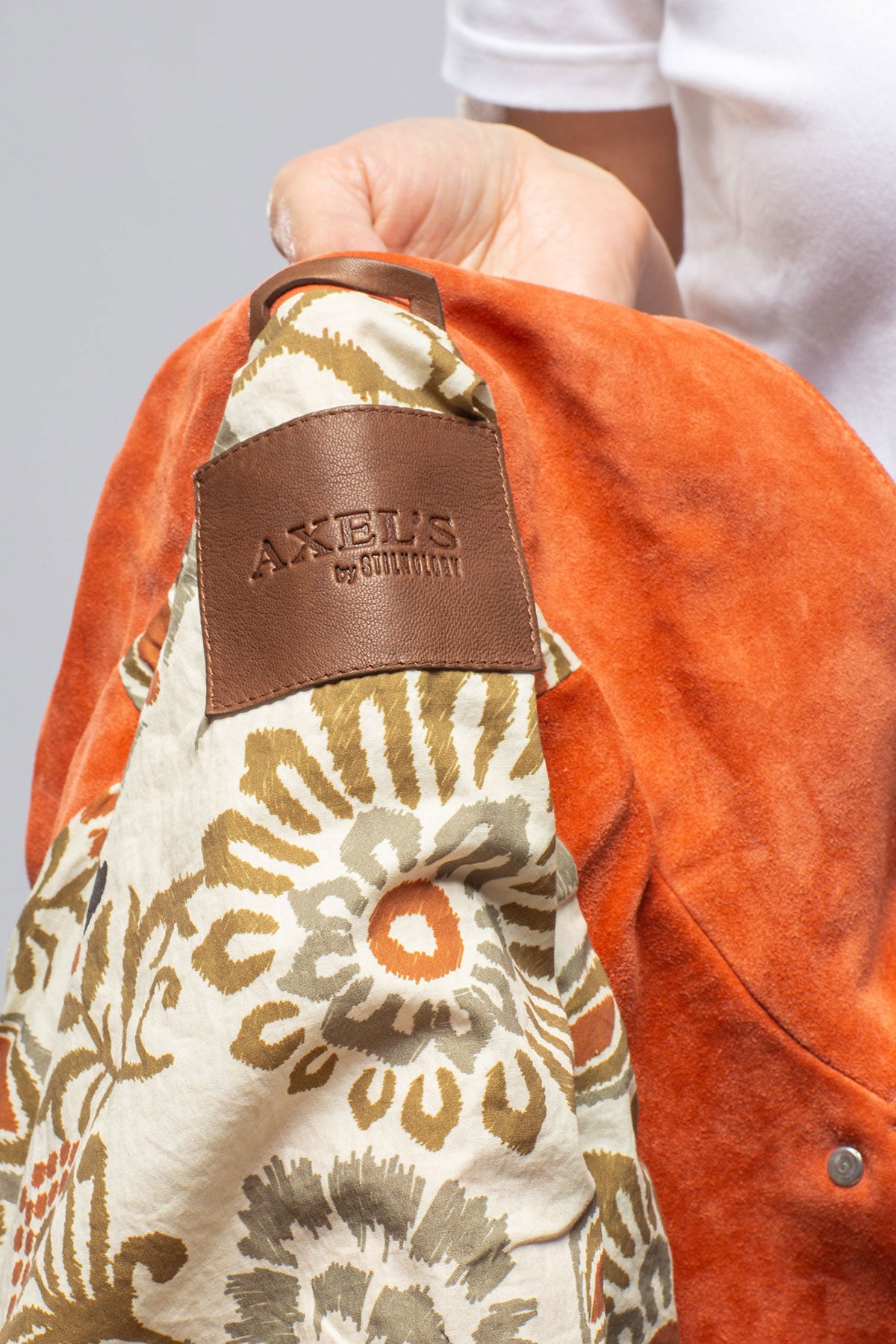 Ruby Embroidered Fringe Jacket In Poppy | Ladies - Outerwear - Leather | Axel's Stil