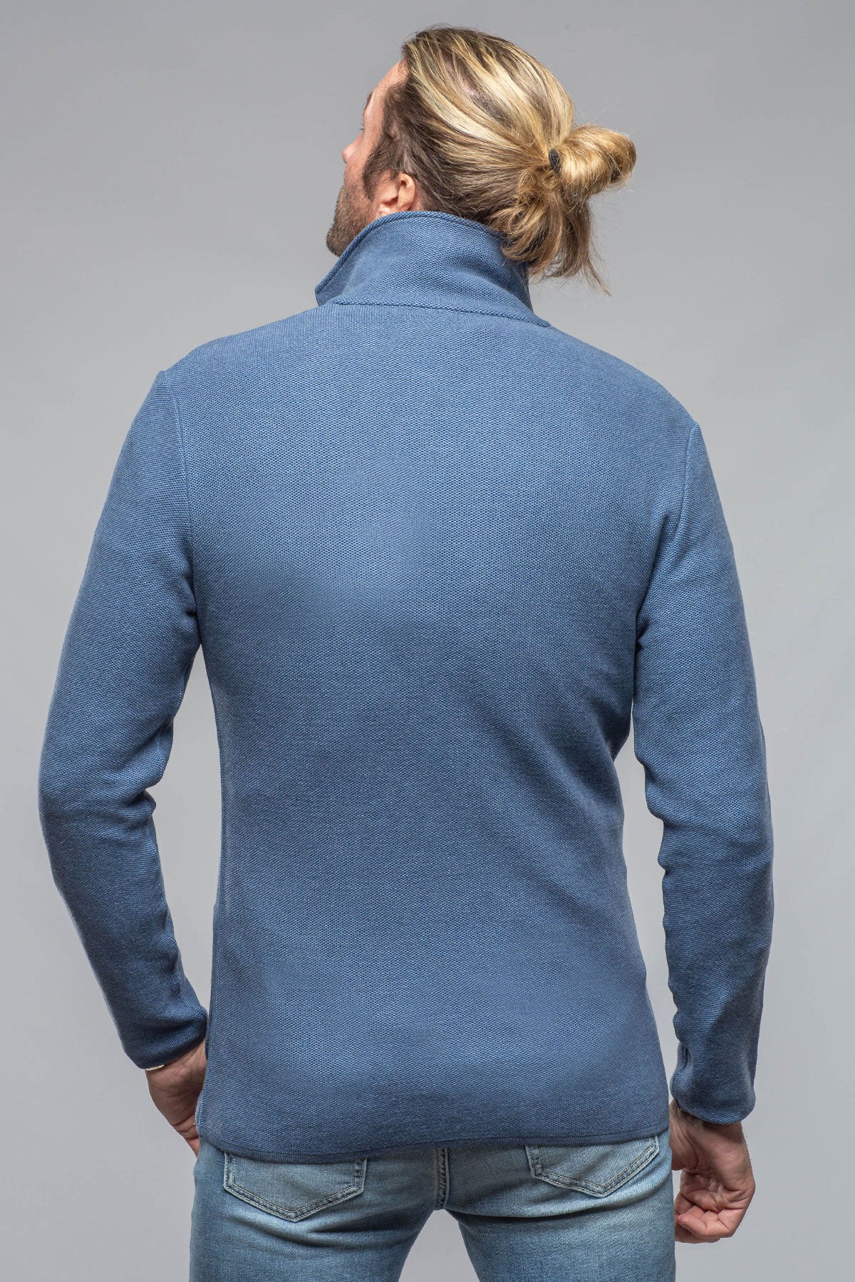 Axels-BDSR | Arette Swacket In Blue | Mens - Sweaters