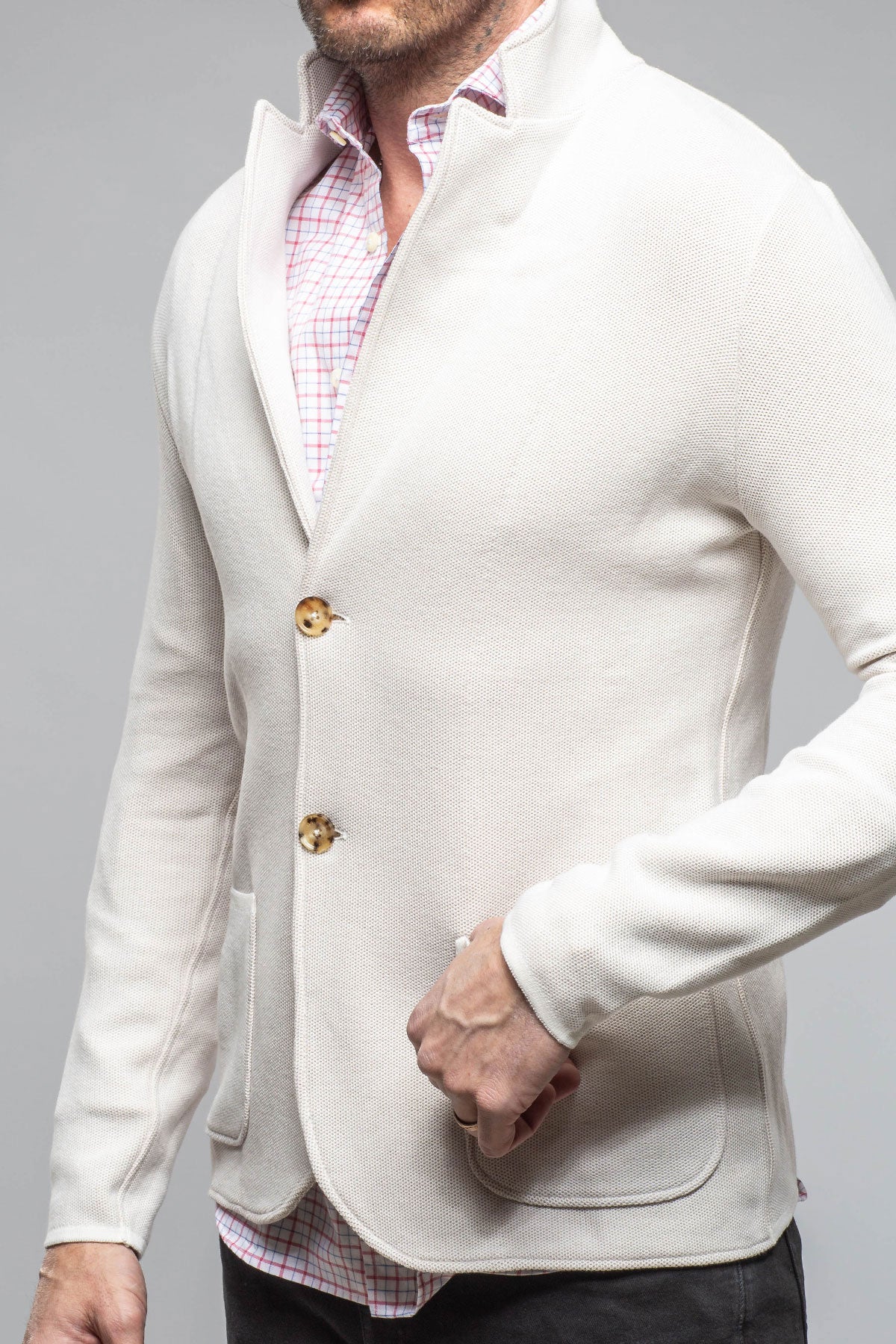 Axels-BDSR | Arette Swacket In Ivory | Mens - Sweaters