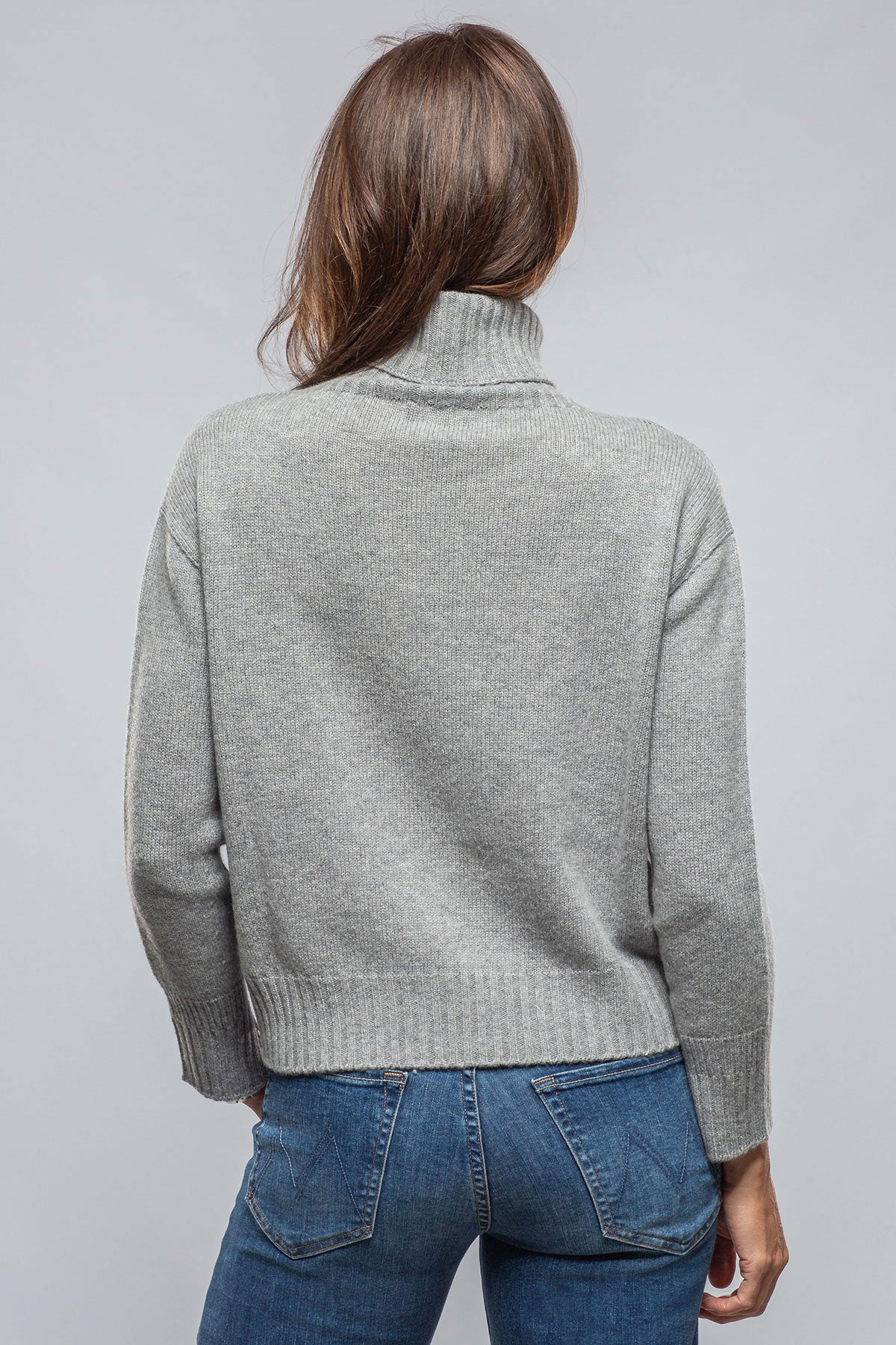 Axels Favi Turtleneck Sweater In Grigio Ladies - Sweaters