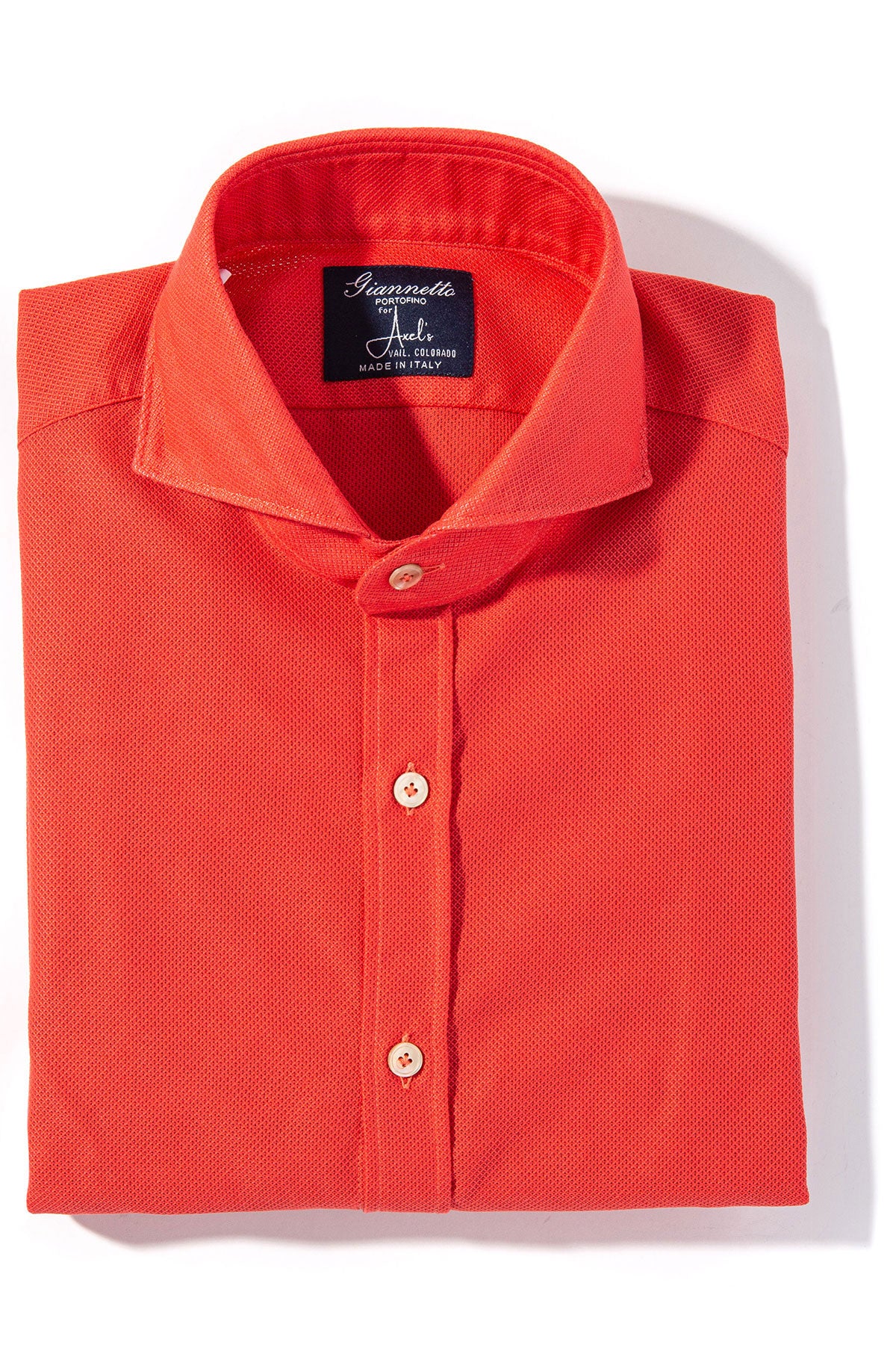Axels GP Vaison Giro Inglese Shirt in Orange Mens - Shirts - Dress