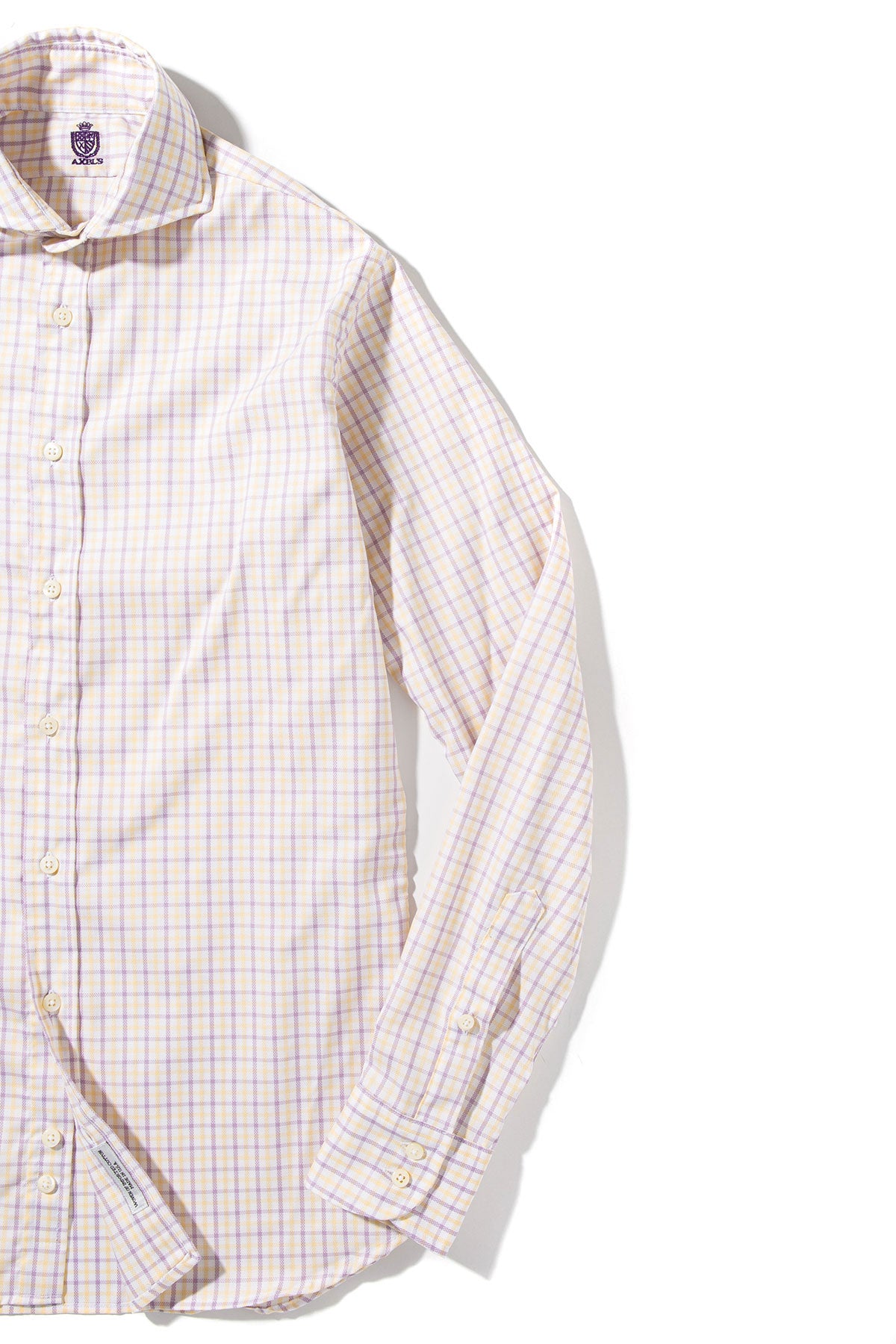 Thompson Check in Yellow and Purple | Mens - Shirts - Dress | Axels-Is
