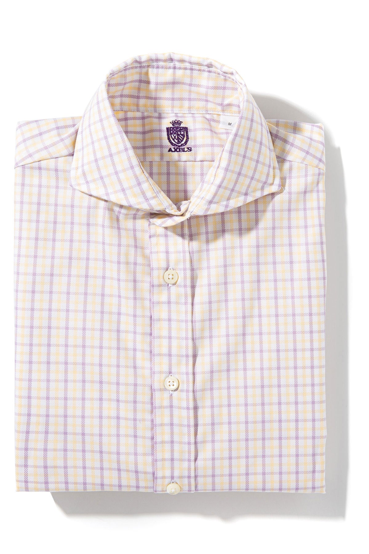 Thompson Check in Yellow and Purple | Mens - Shirts - Dress | Axels-Is