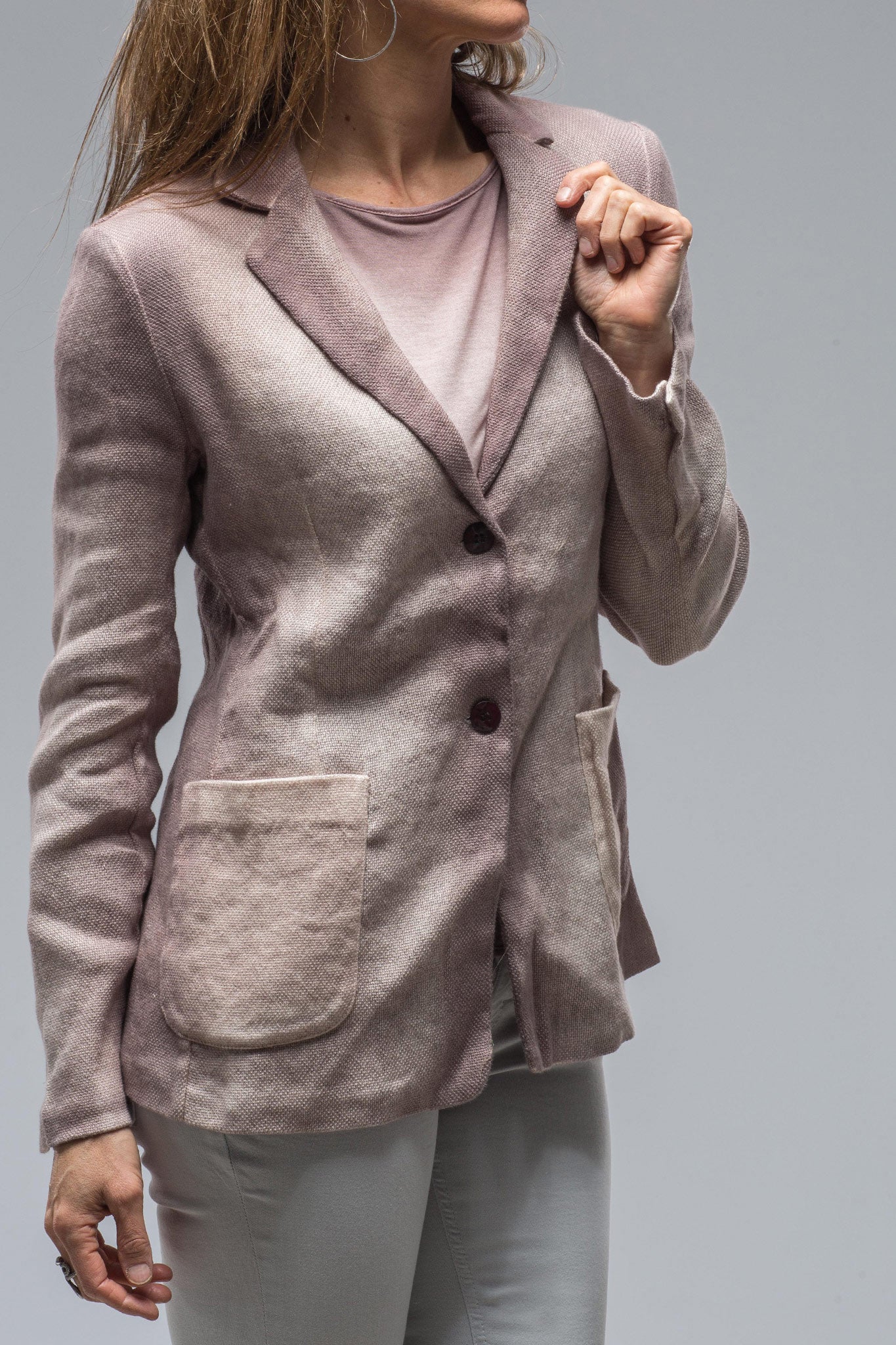 Soren Shaded Jkt In Dusty Rose | Ladies - Tailored - Jackets | Avant Toi