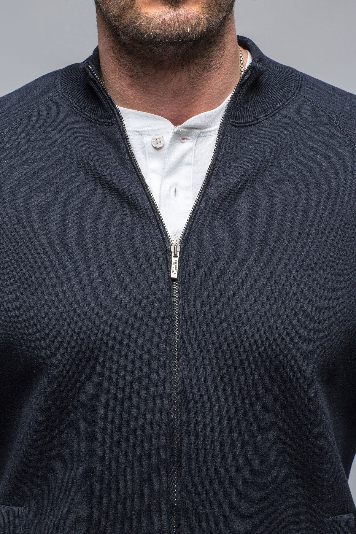 Dario Double Full Zip Silk Cotton Shirt | Mens - Sweaters | Baldassari