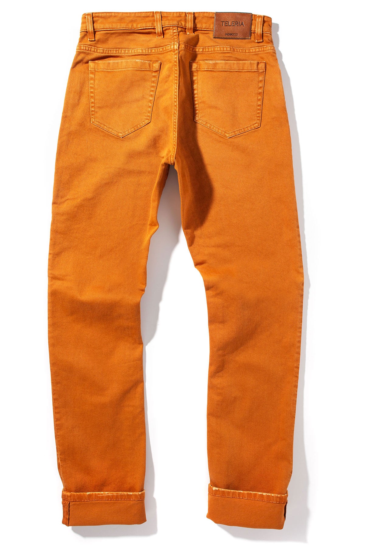 Jackson 5-Pocket Cotton Twill In Papaya | Mens - Pants - 5 Pocket | Teleria Zed