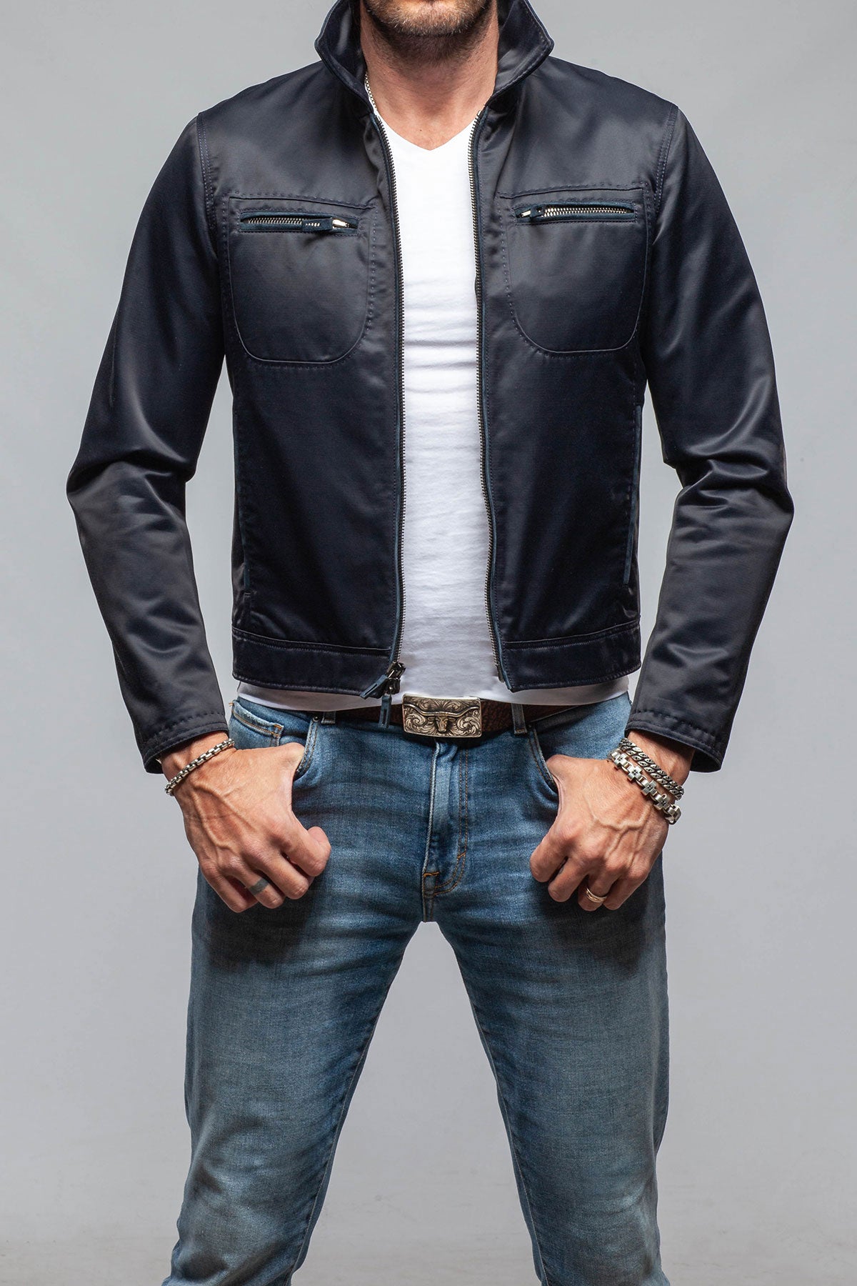Scorpio Flash Jacket In Navy